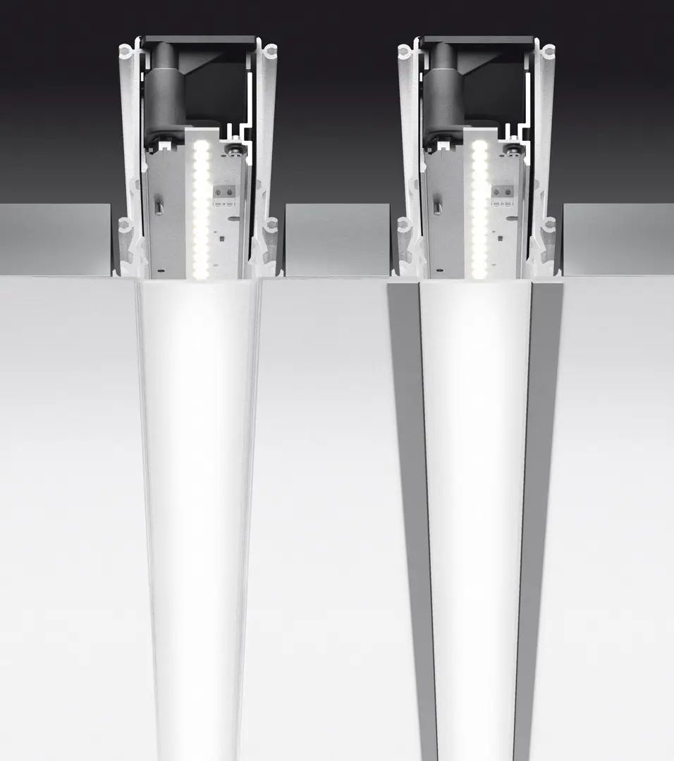 Artemide Architectural - Algoritmo System Diffused Emission Recessed (Trim, Trimless)