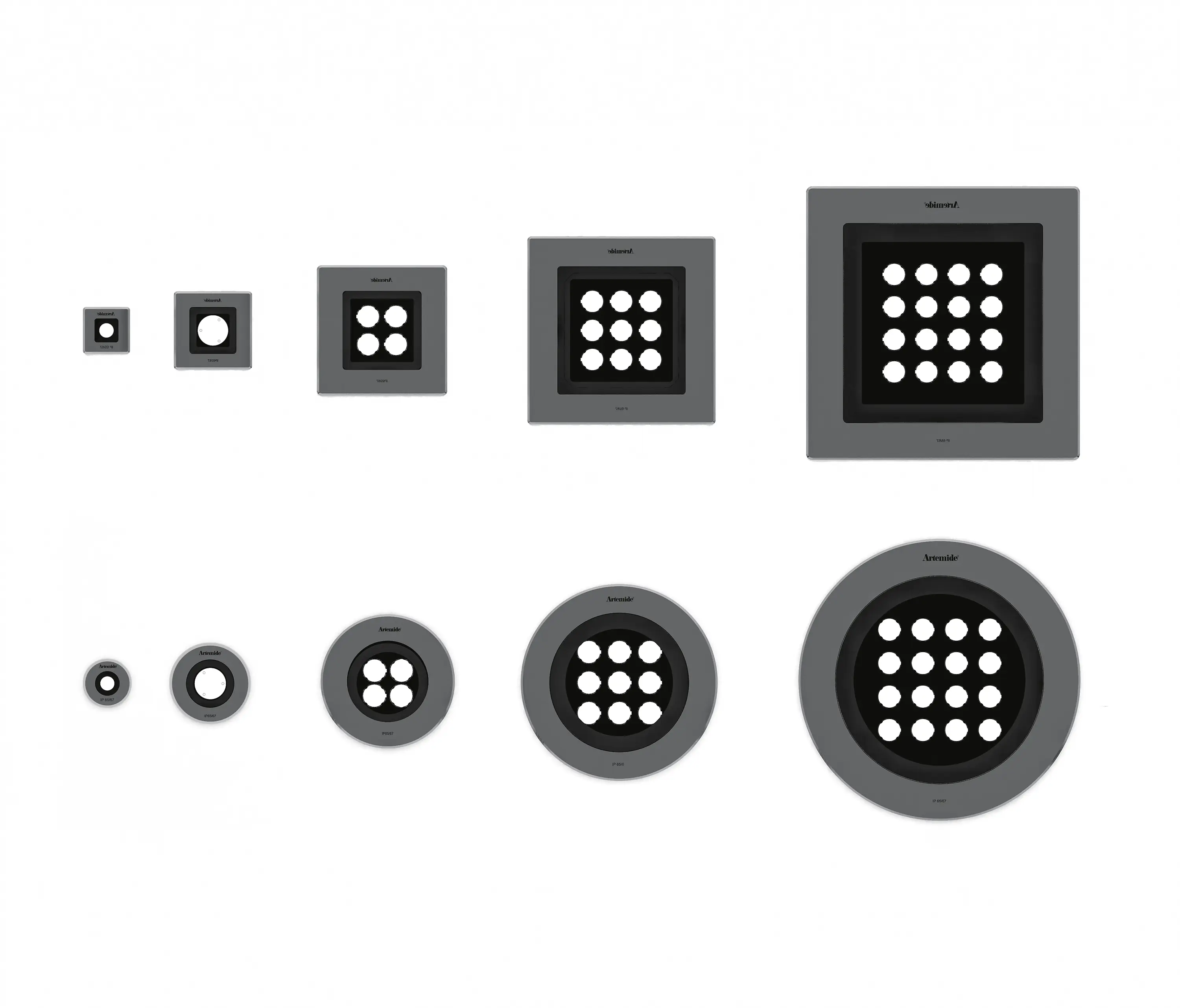 Artemide Architectural - Ego Drive-over quadratisch