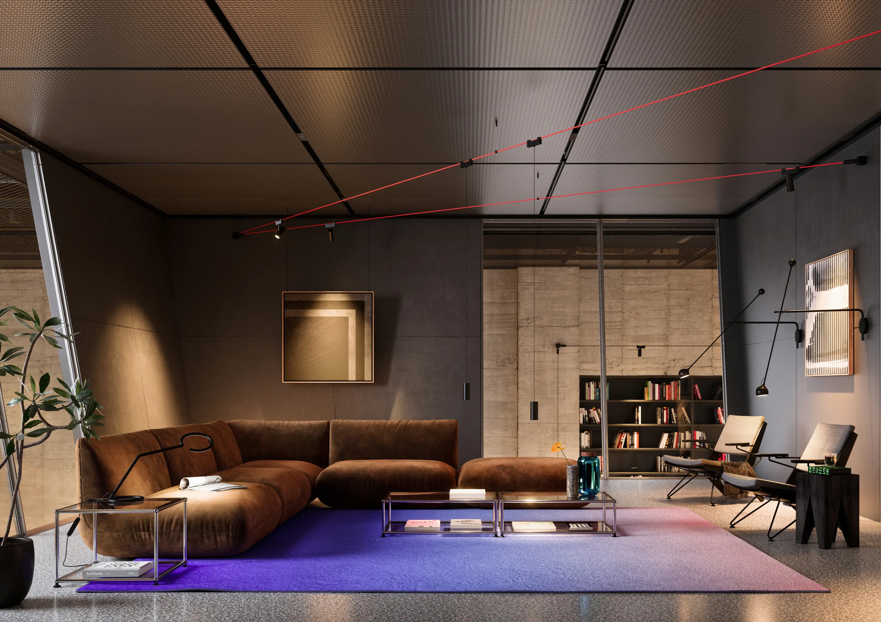 Artemide Architectural - Funivia Vector Suspension