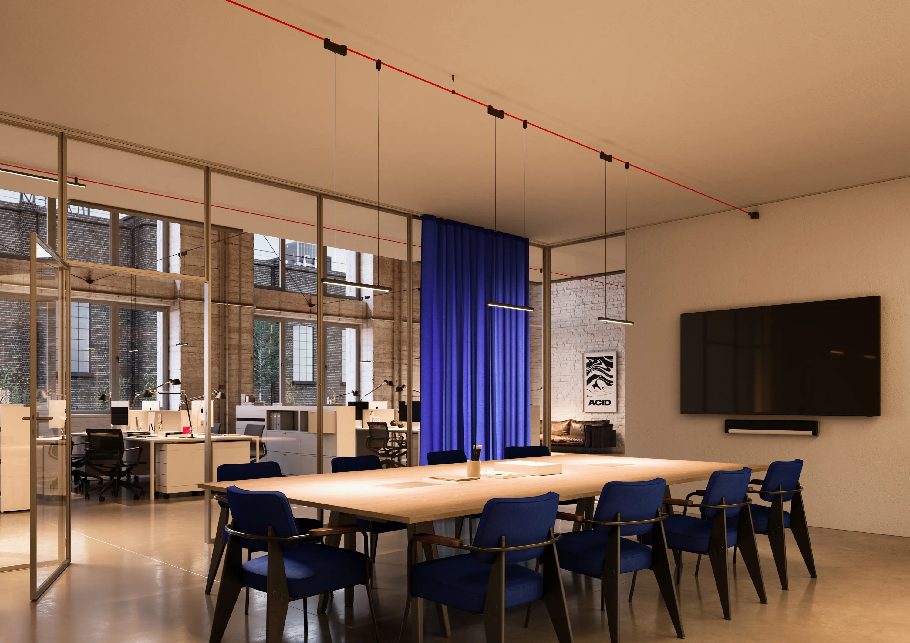 Artemide Architectural - Funivia Sharping Suspension