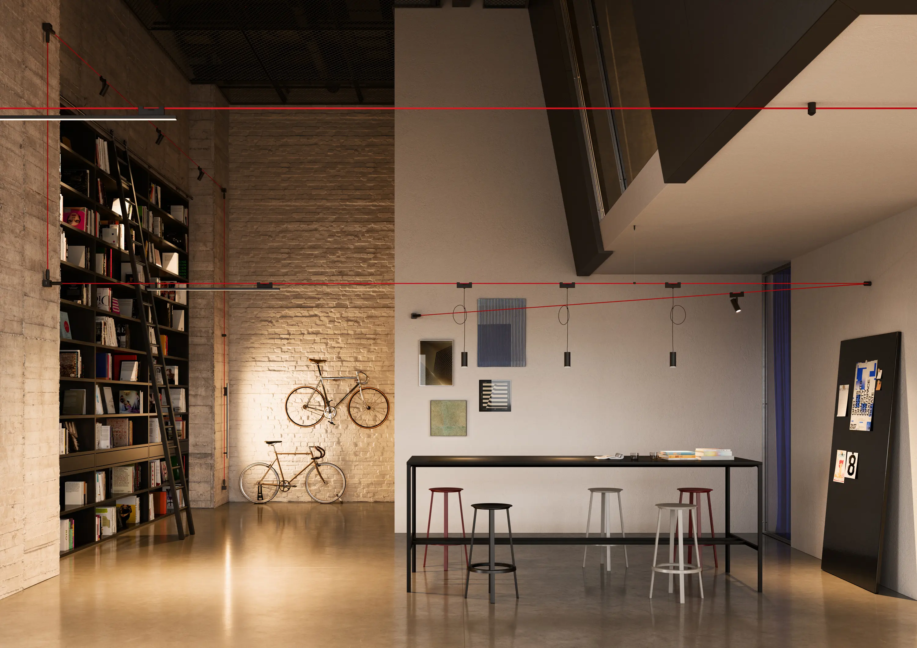 Artemide Architectural - Funivia Diffused Linear