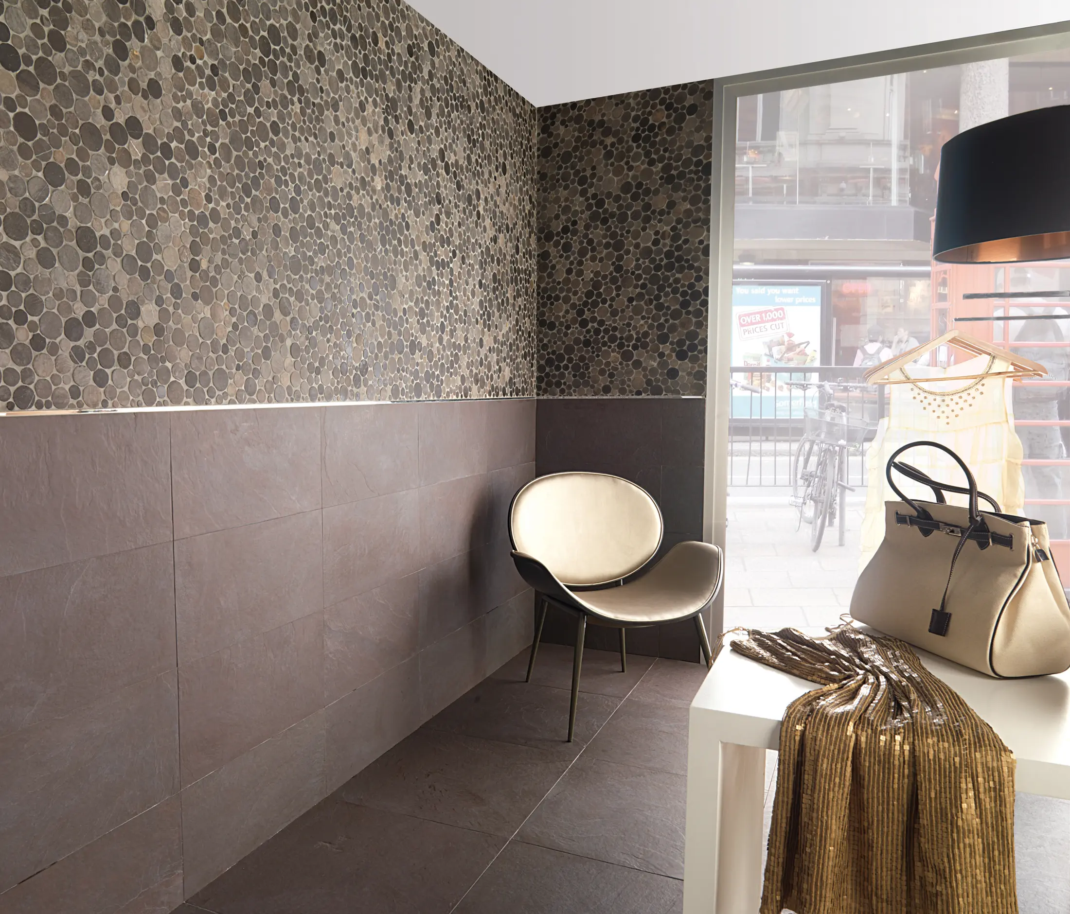 Porcelanosa - Anticato Broken Edge Rojo Crema