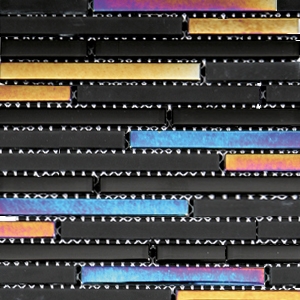 Metallic Glacier Mini Strip Black