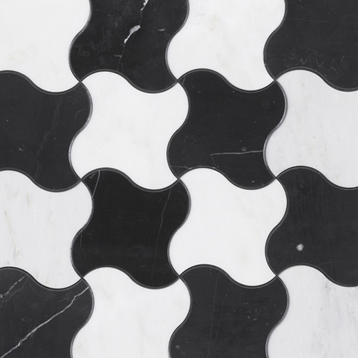 Victorian Curve Bco Marmara Negro Marquina