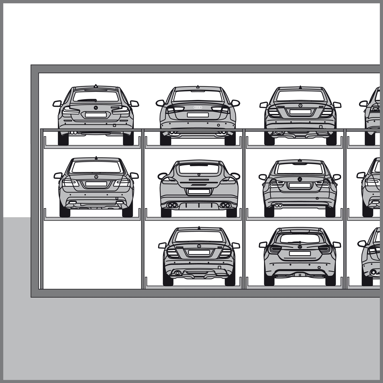SEMI-AUTOMATIC PARKING SYSTEMS