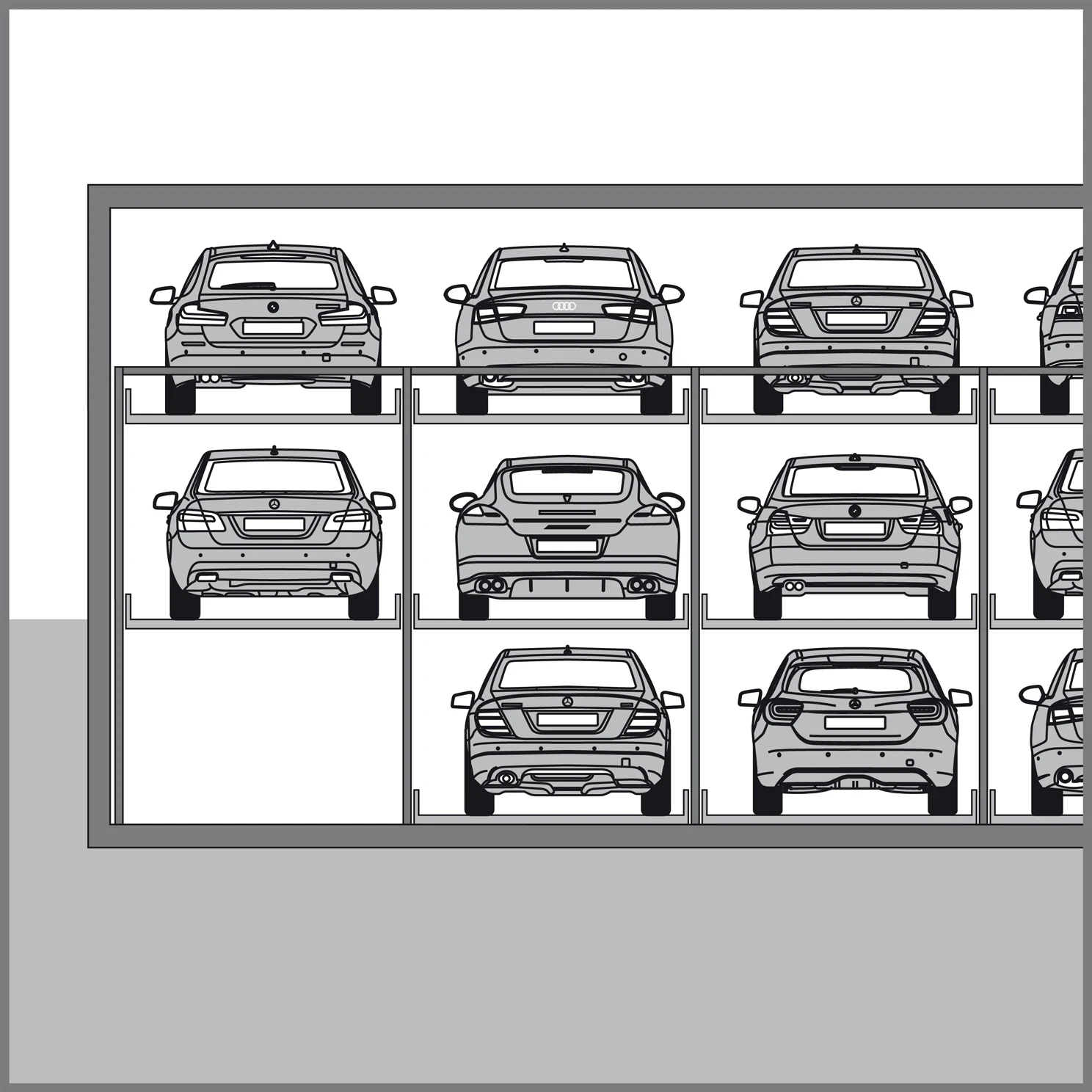 SEMI-AUTOMATIC PARKING SYSTEMS