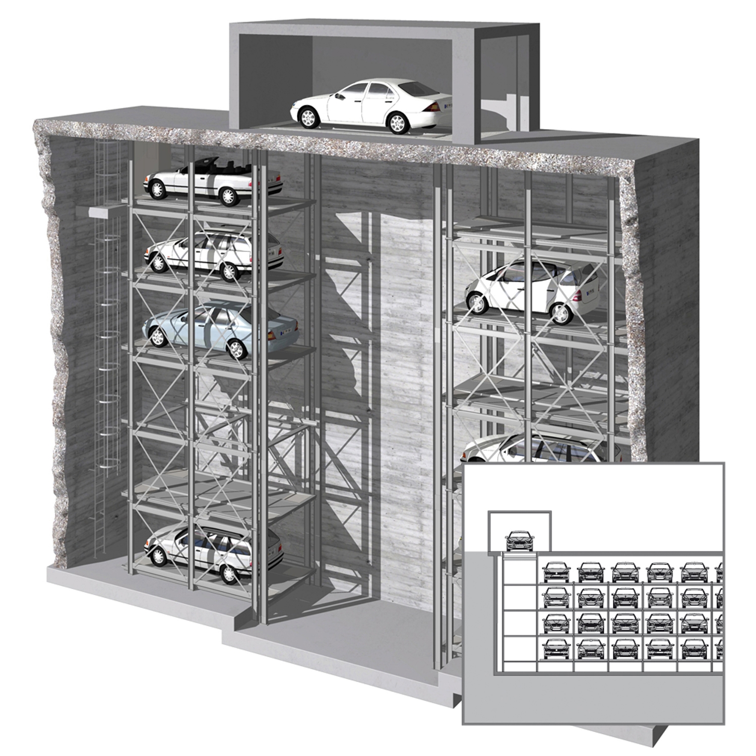 Display product MasterVario R2L from manufacturer KLAUS Multiparking