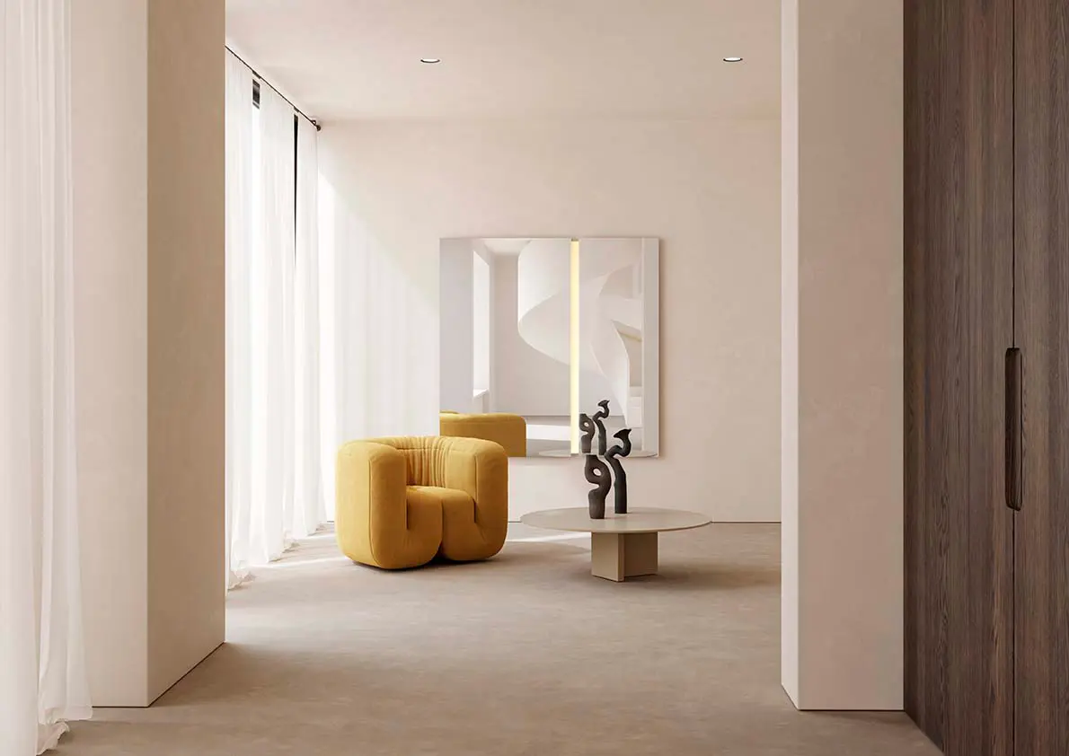 Deknudt Mirrors - Luna Light Rect. M