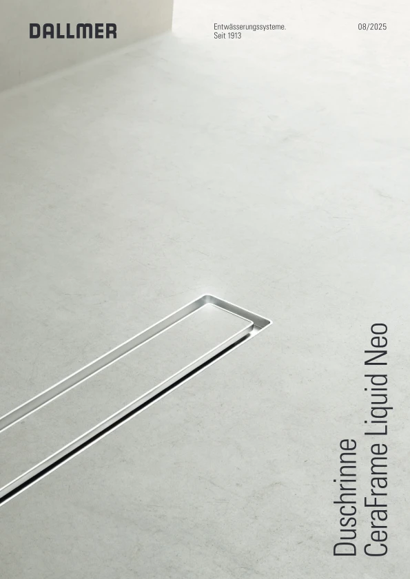 Immagine di anteprima del file Duschrinne | CeraFrame Liquid Neo