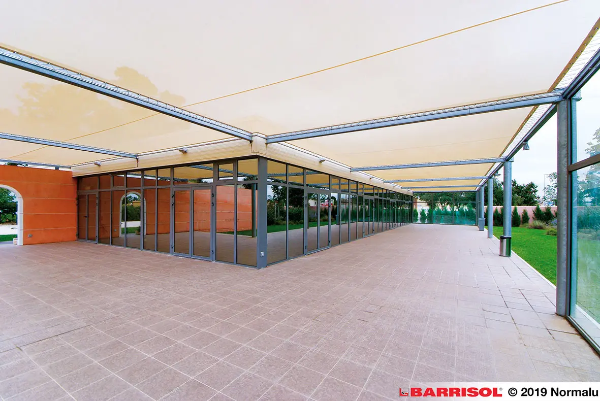 BARRISOL - Our solutions for outside | Barrisol Trempovision®