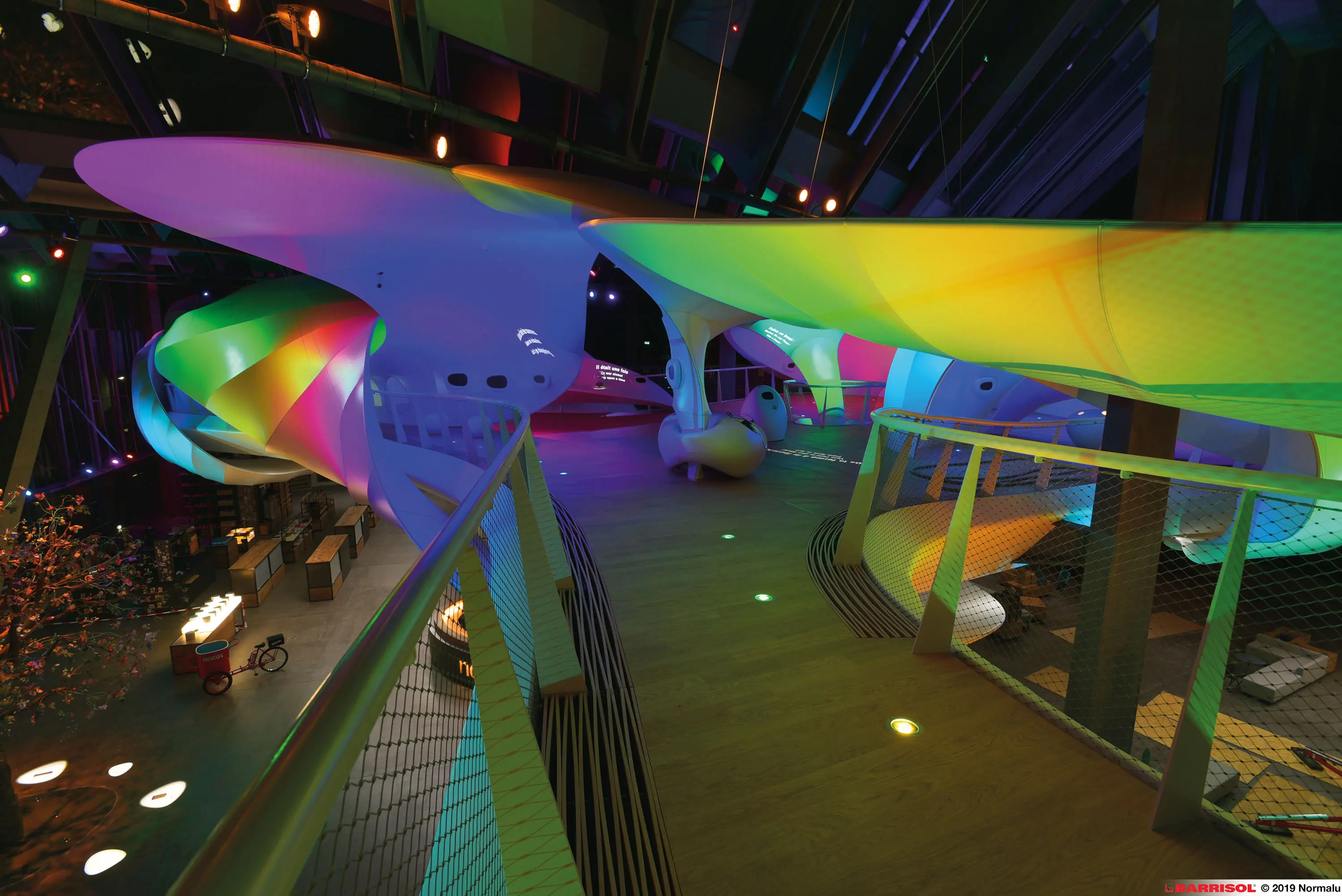 BARRISOL - Our lightings solutions | Barrisol® Projection and lighting effects