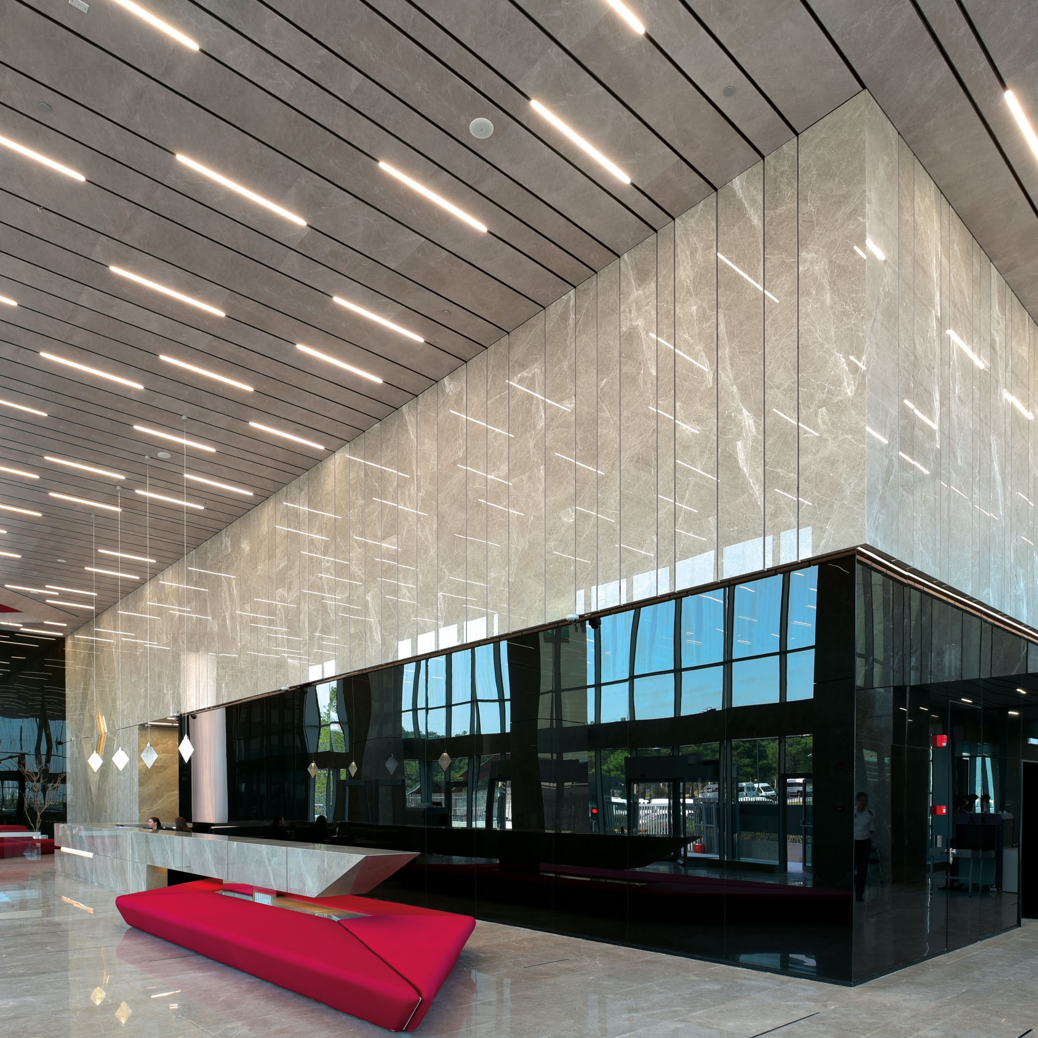 Display product Our solutions for interiors | Barrisol Marble effect from manufacturer BARRISOL