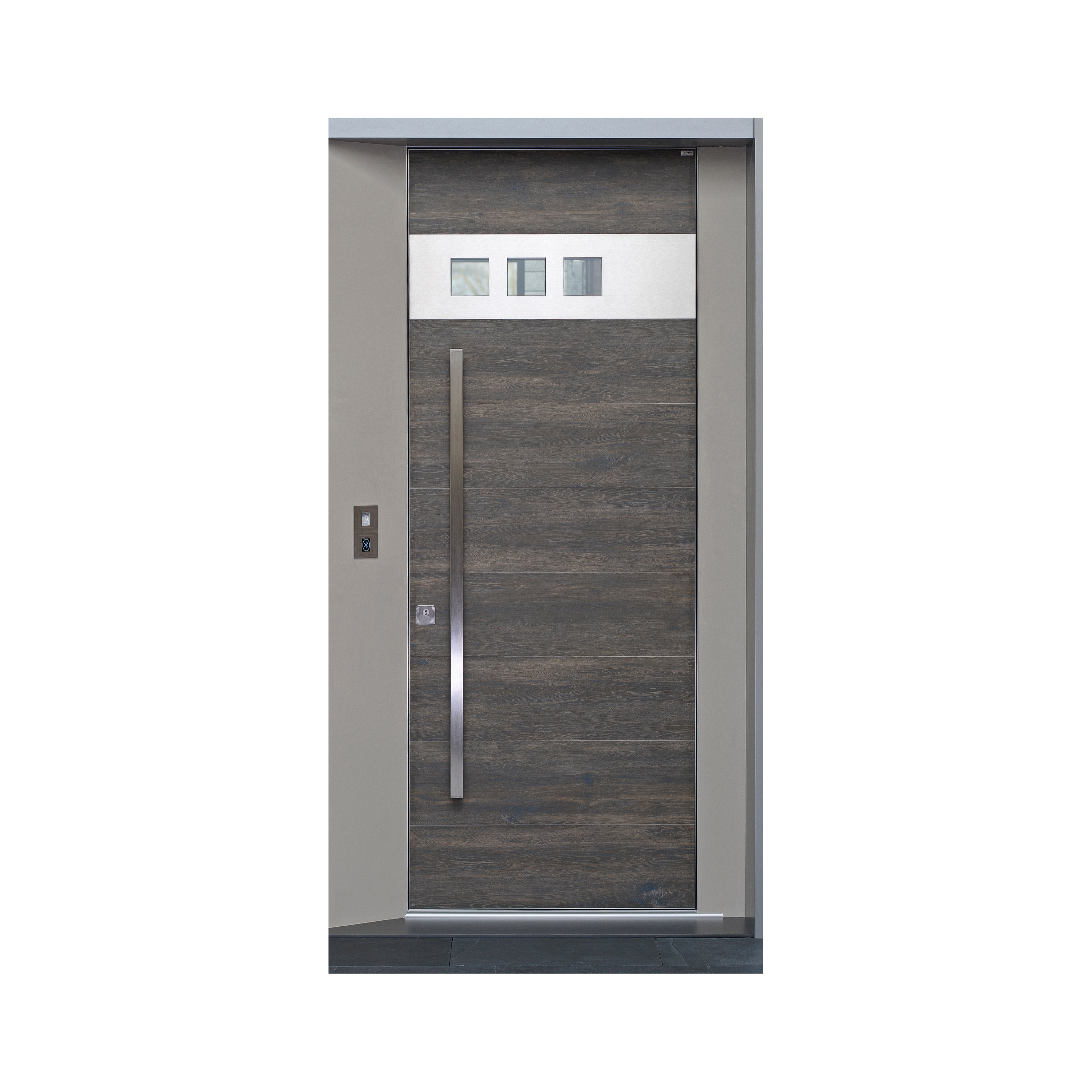 Display product Modern front doors frameless doors CERA from manufacturer ComTür