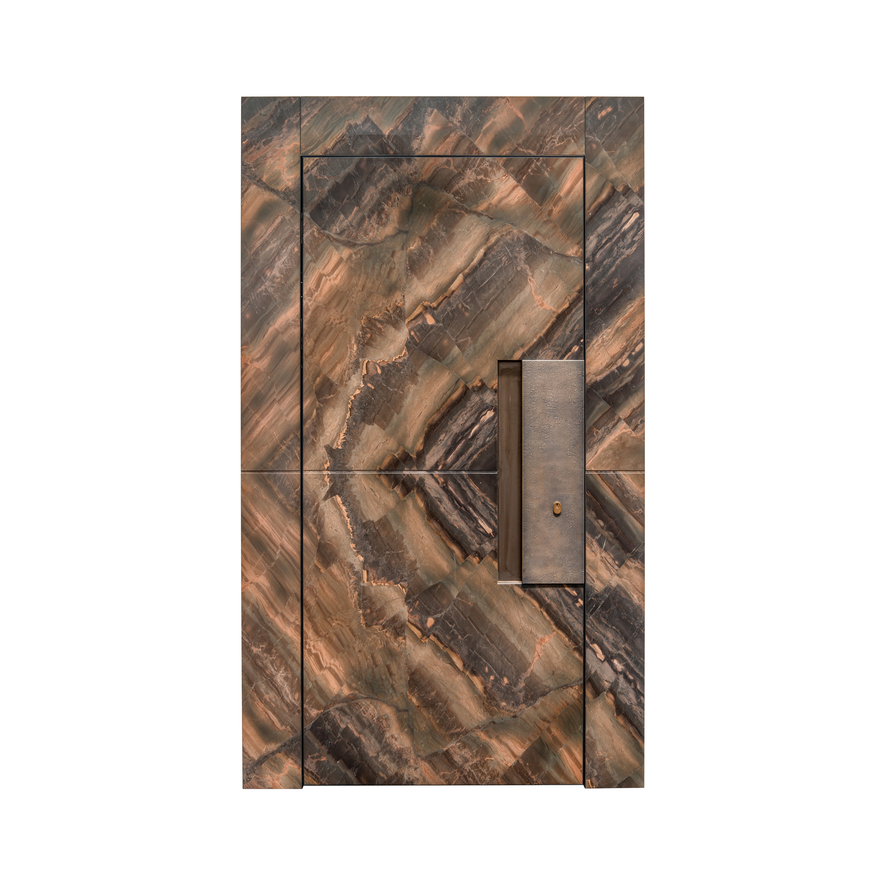 Display product Modern front doors doors with special surfaces STONE from manufacturer ComTür