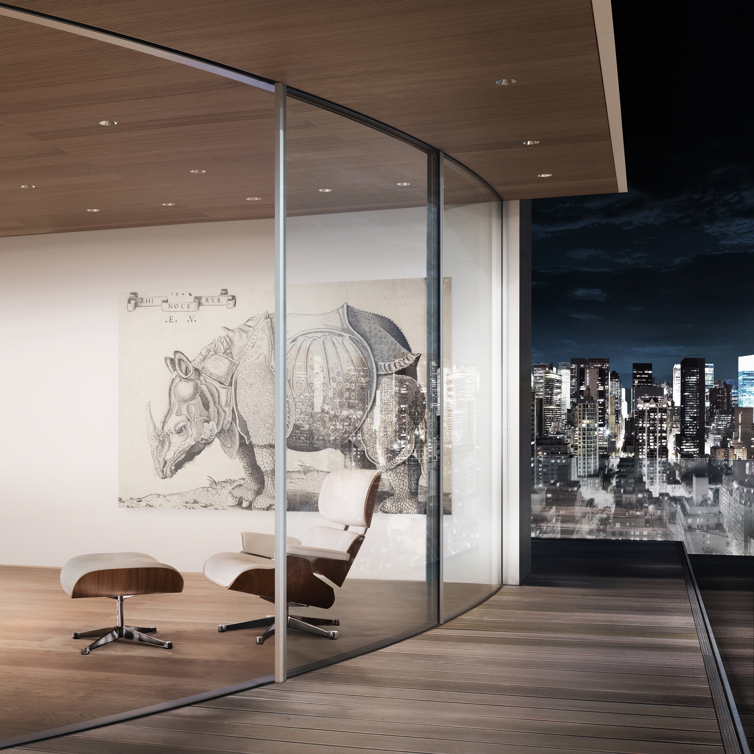 Display product Arc sliding window from manufacturer Sky-Frame