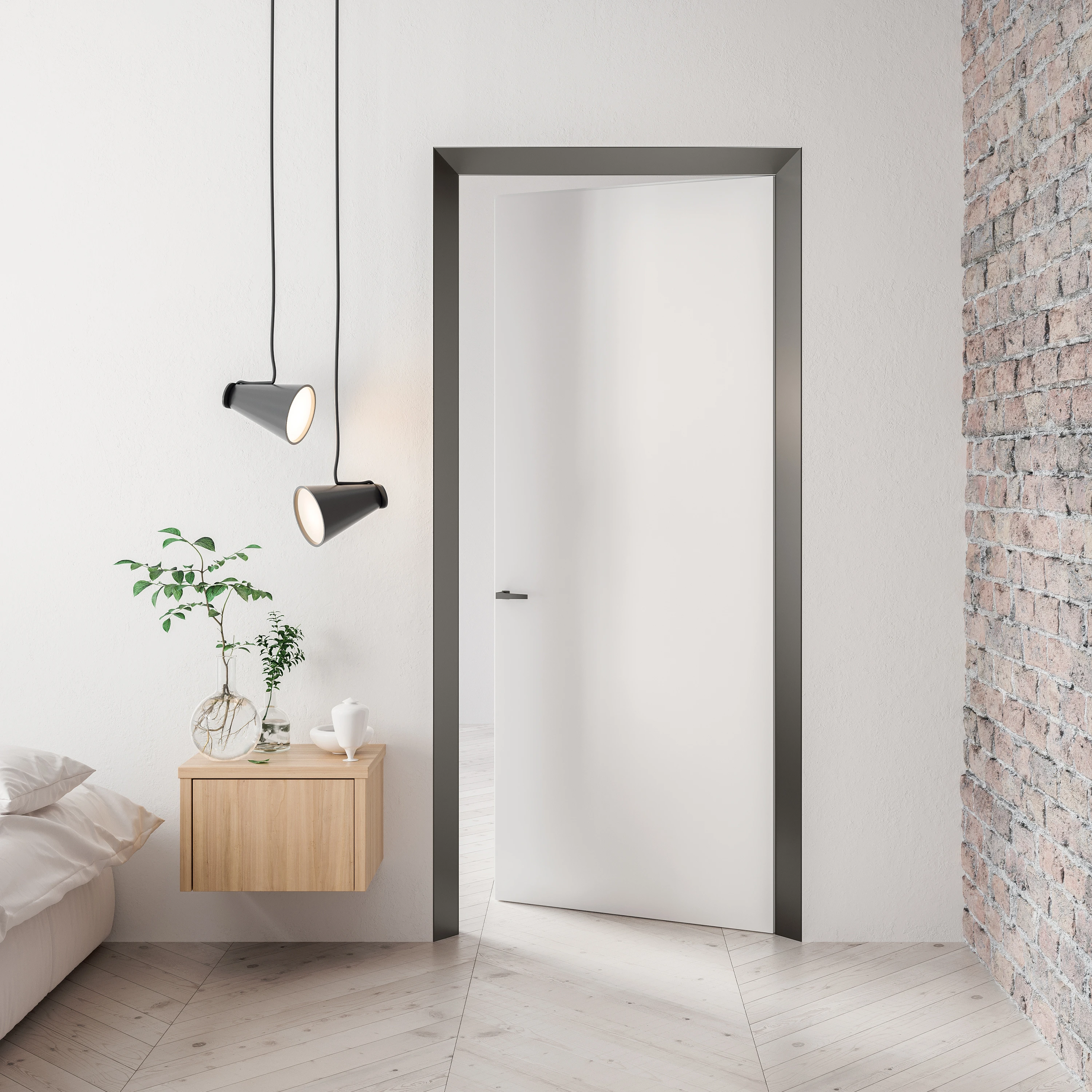 PORTES BATTANTES INVISIBLES ET STRUCTURELLES