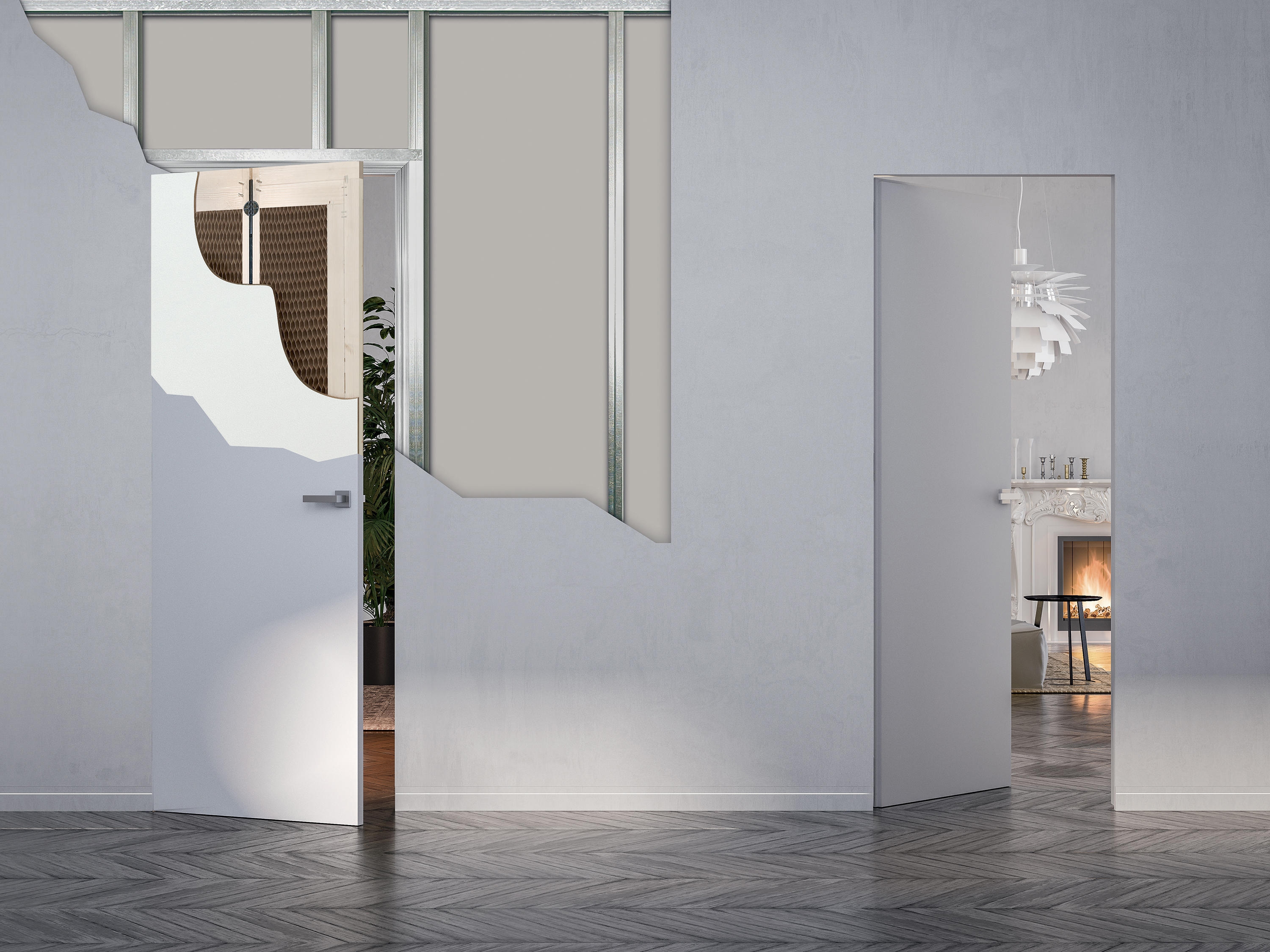 Display product ECLISSE Syntesis Line Battente from manufacturer ECLISSE