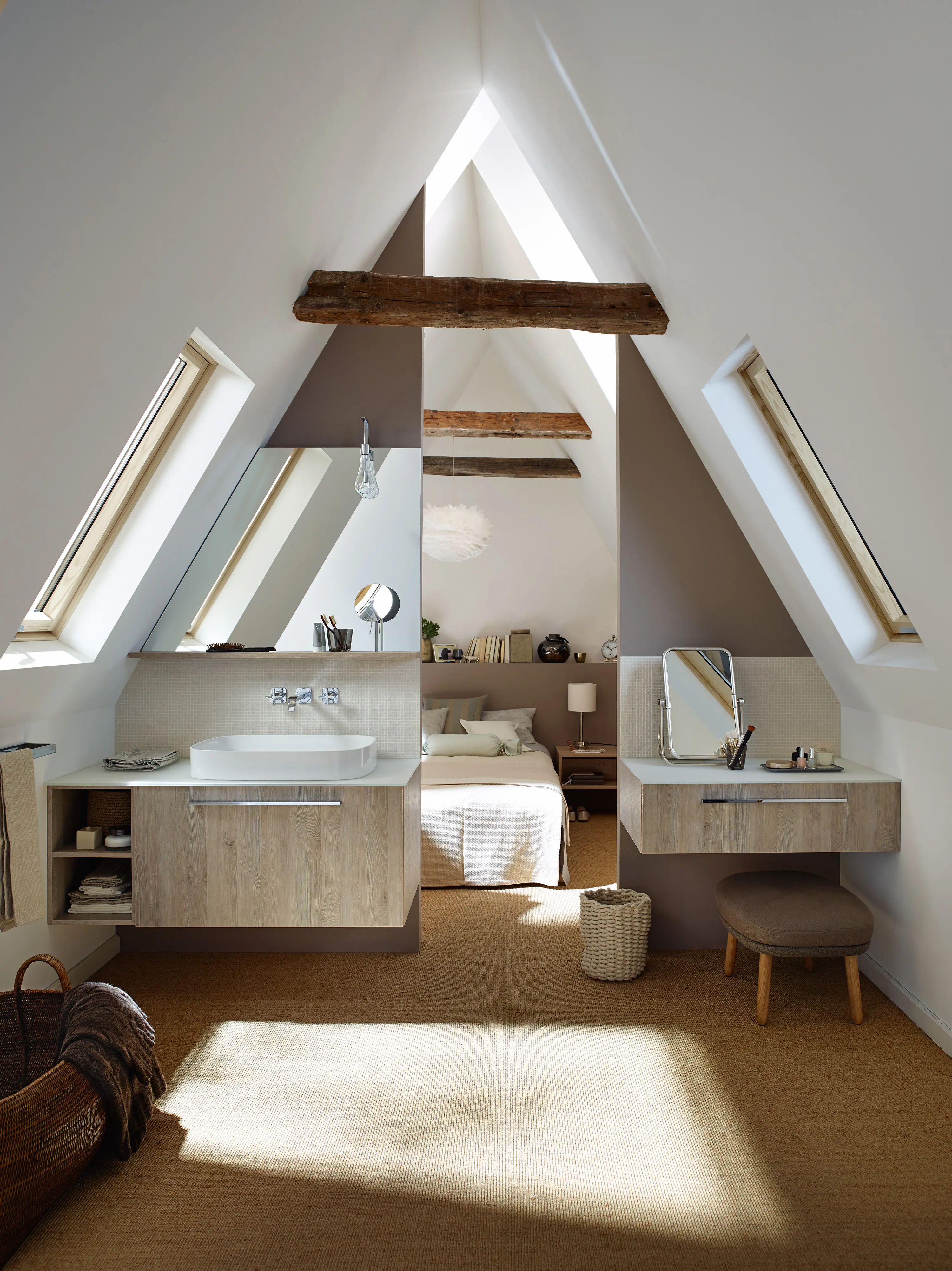 burgbad - Sys30 | Mirror cabinet with vertical LED-light