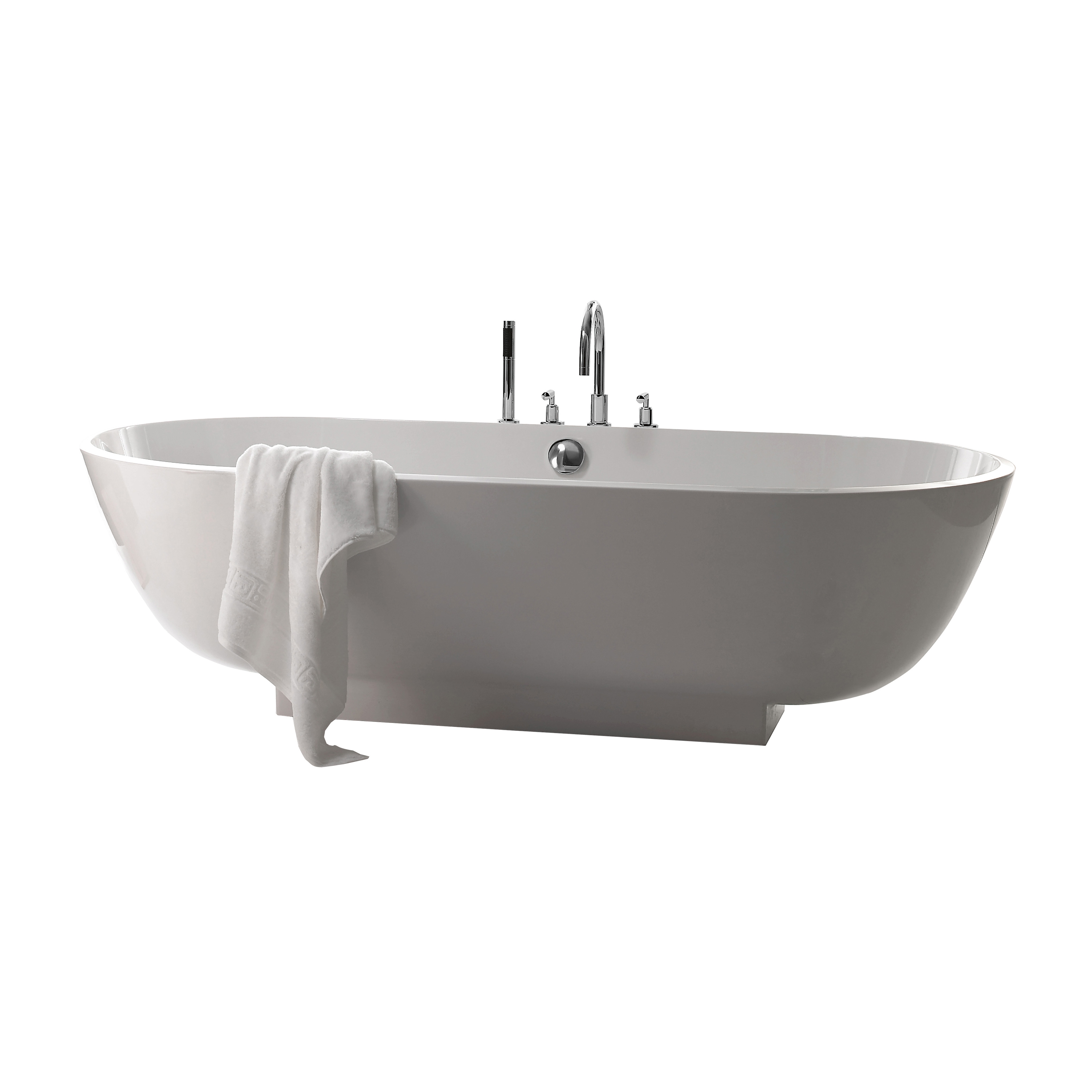 Produkt Crono | Mineralguss-Wanne Oval, freistehend des Herstellers burgbad anzeigen