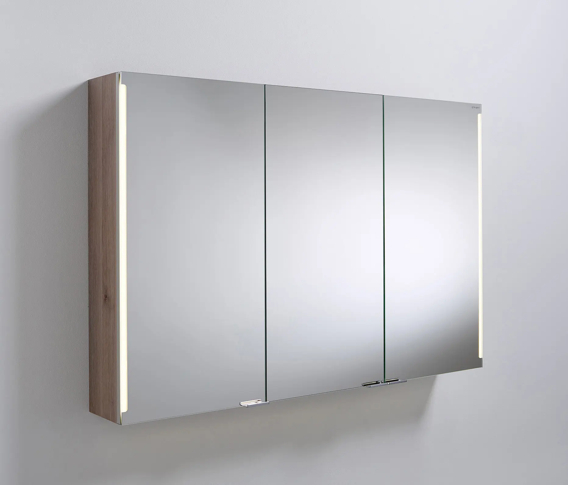 burgbad - Sys30 | Mirror cabinet with vertical LED-light