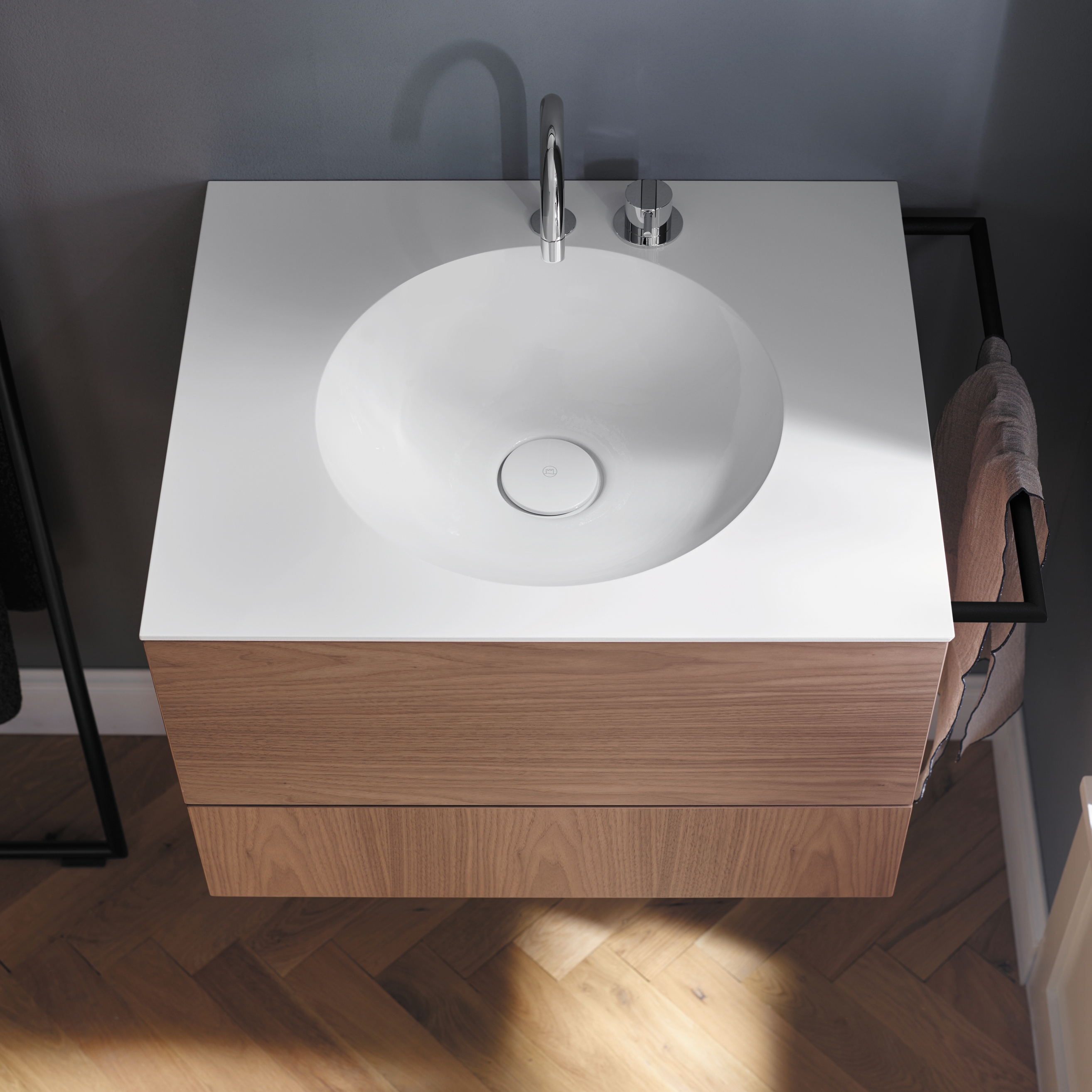 Mostra il prodotto Coco | Mineral cast washbasin incl. vanity unit del produttore burgbad