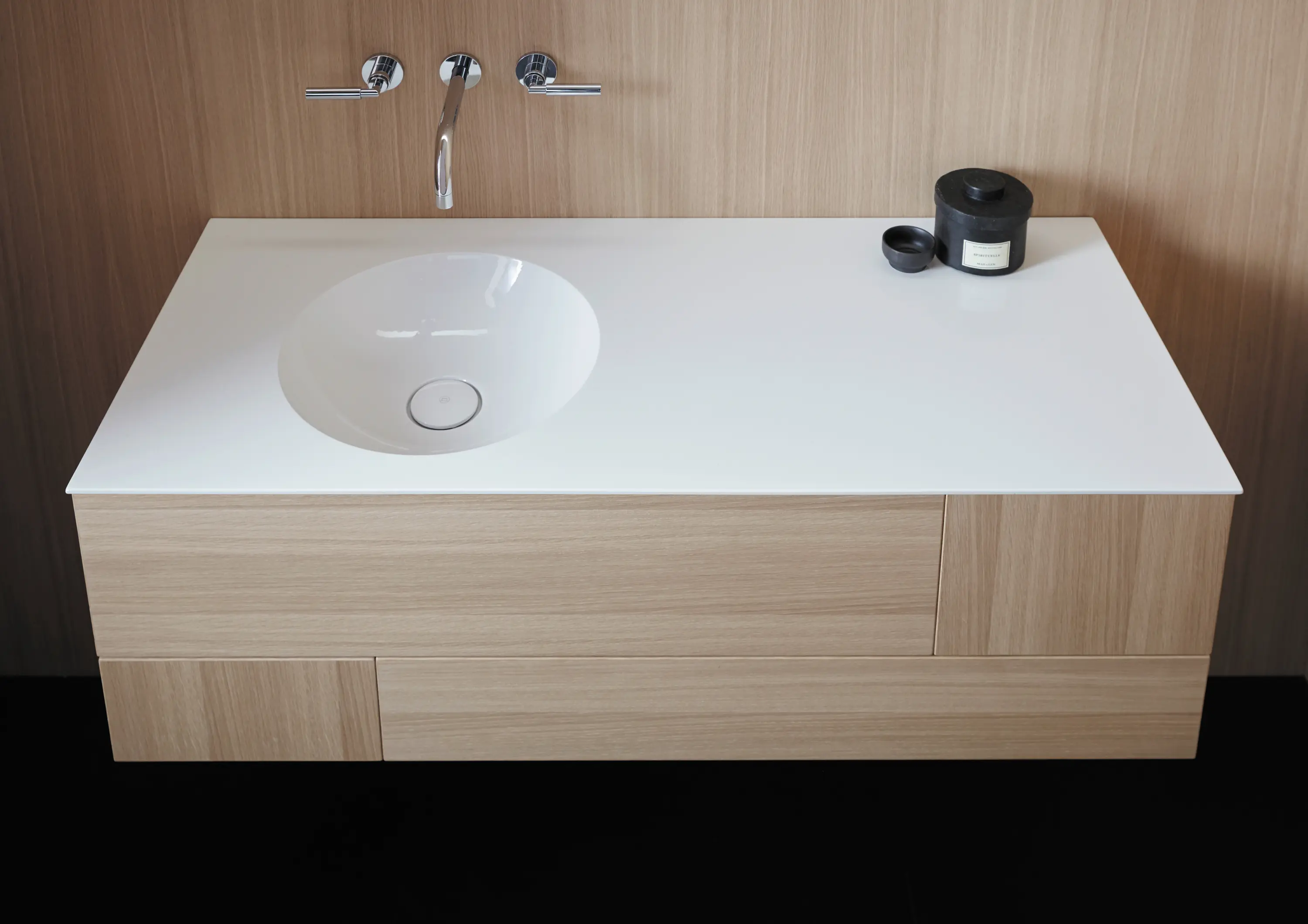 burgbad - Coco | Mineral cast washbasin incl. vanity unit