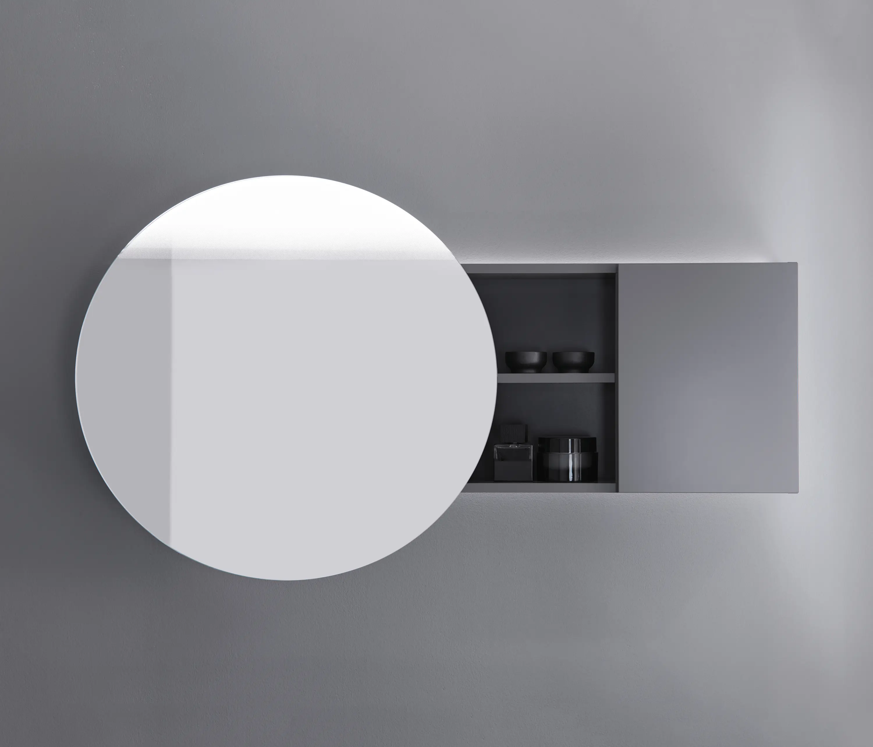 burgbad - Coco | Mirror cabinet with indirect LED-light and selection: cold/warm white
