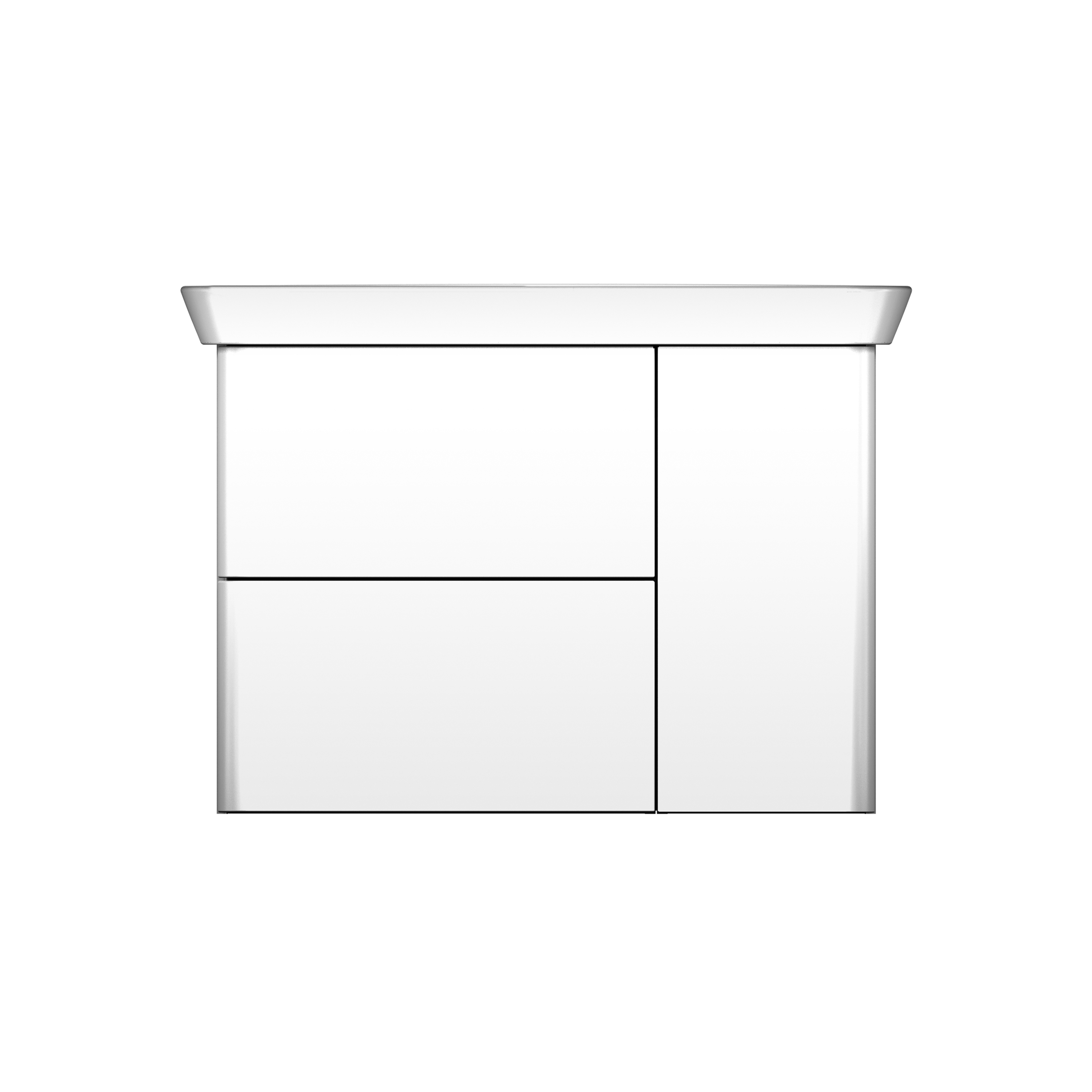 Mostra il prodotto Iveo | Ceramic washbasin incl. vanity unit del produttore burgbad