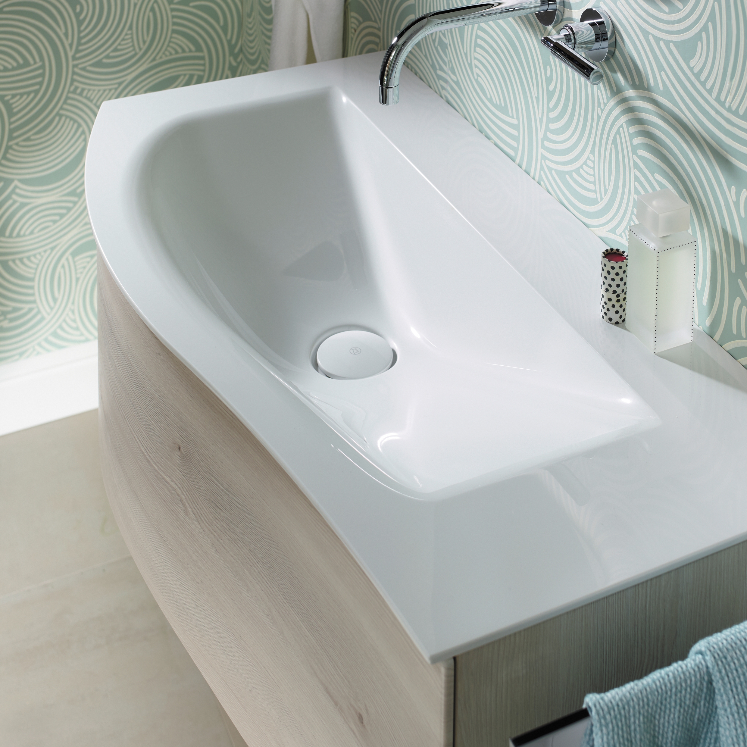 Mostra il prodotto Sinea 2.0 | Mineral cast washbasin incl. vanity unit del produttore burgbad