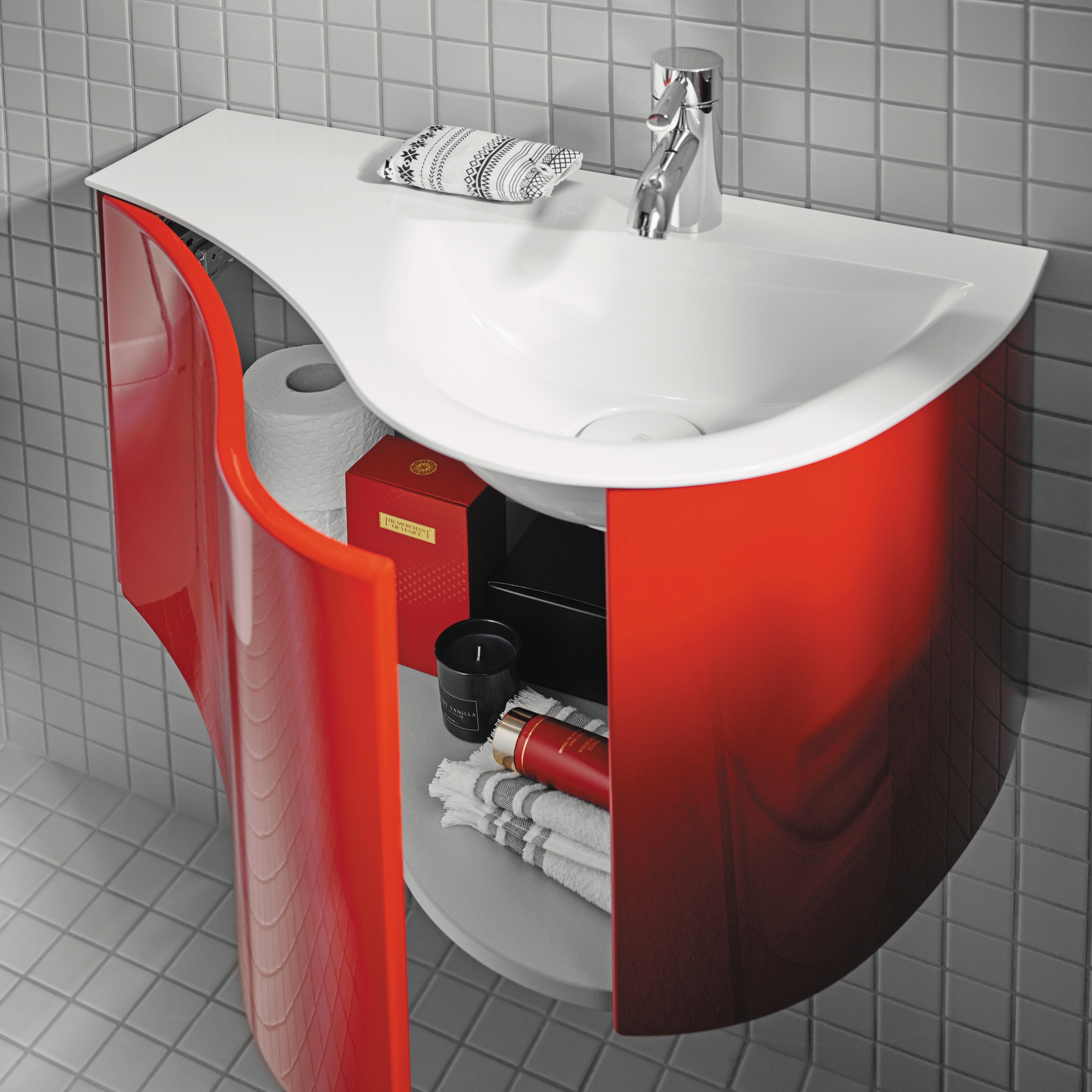 Mostra il prodotto Sinea 2.0 | Mineral cast washbasin incl. vanity unit del produttore burgbad