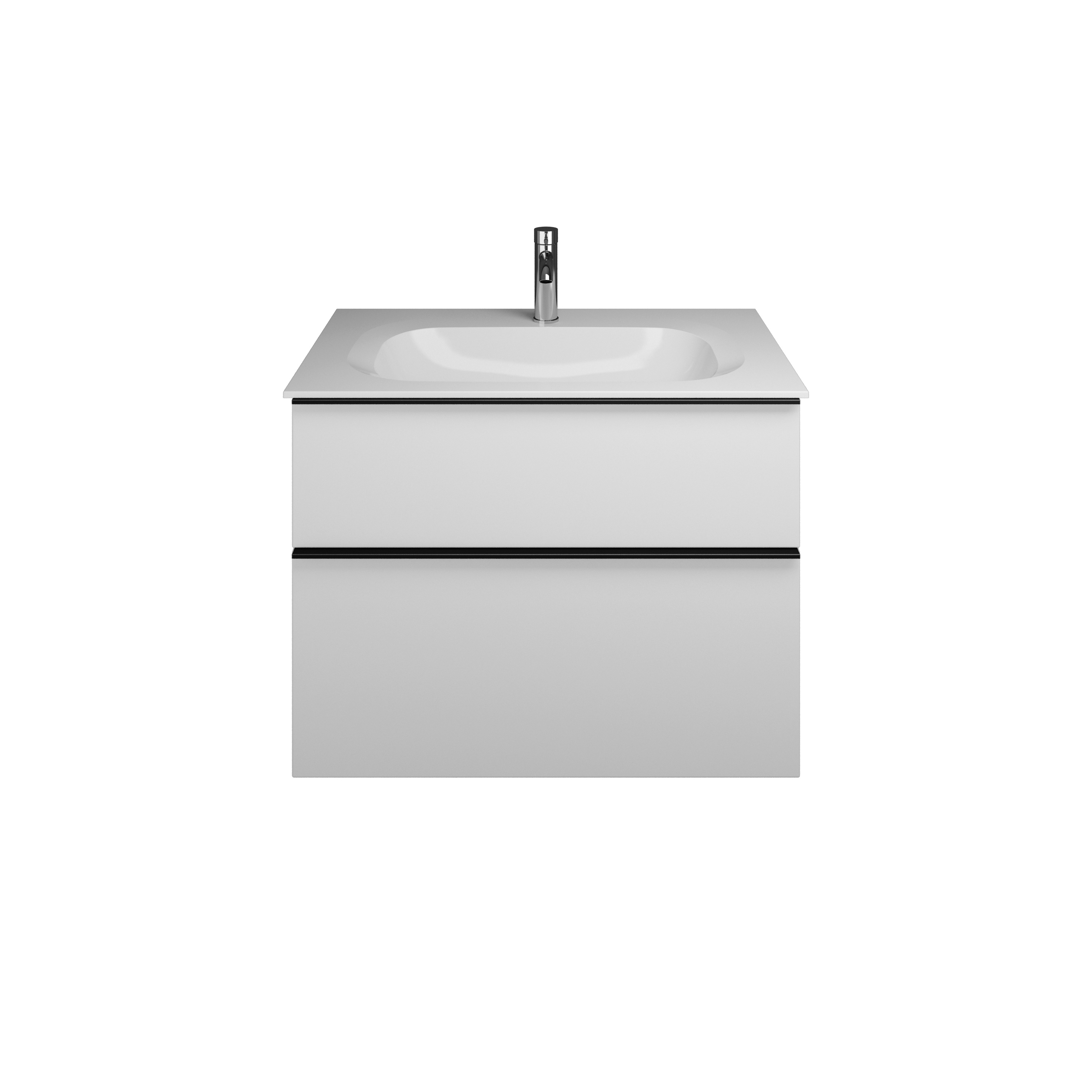 Vertoon produk Fiumo | Mineral cast washbasin incl. vanity unit van vervaardiger burgbad