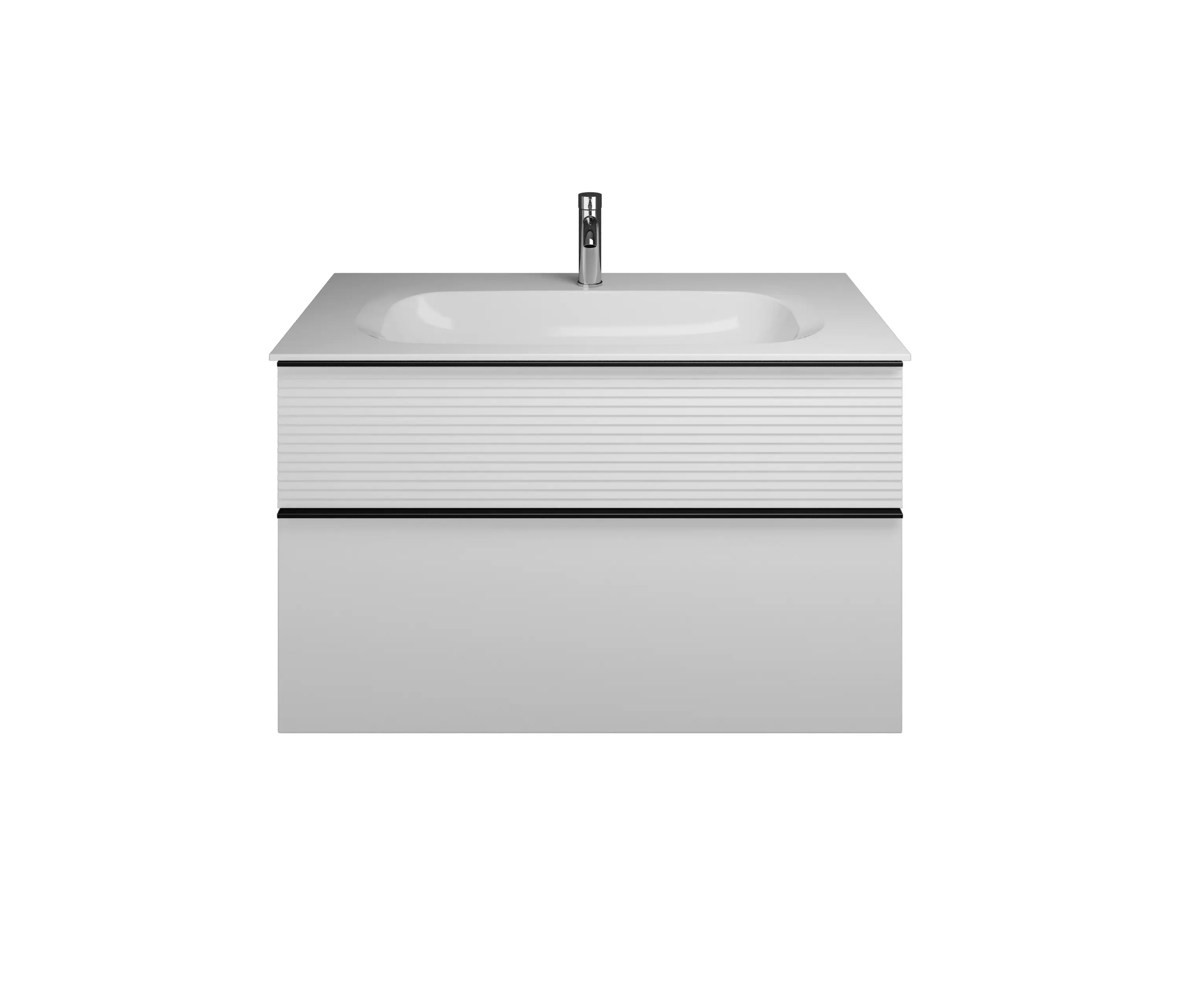 burgbad - Fiumo | Mineral cast washbasin incl. vanity unit