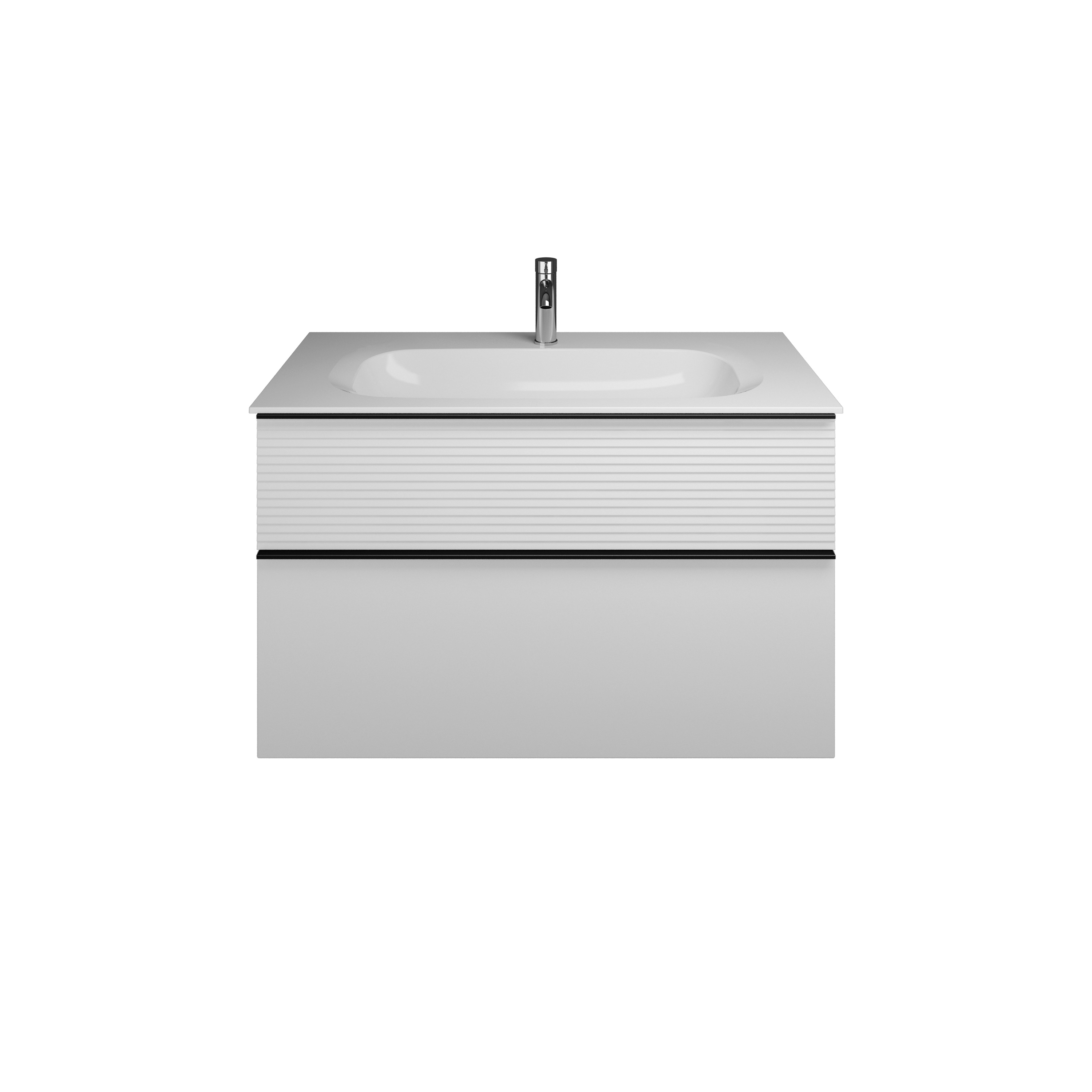 Vertoon produk Fiumo | Mineral cast washbasin incl. vanity unit van vervaardiger burgbad