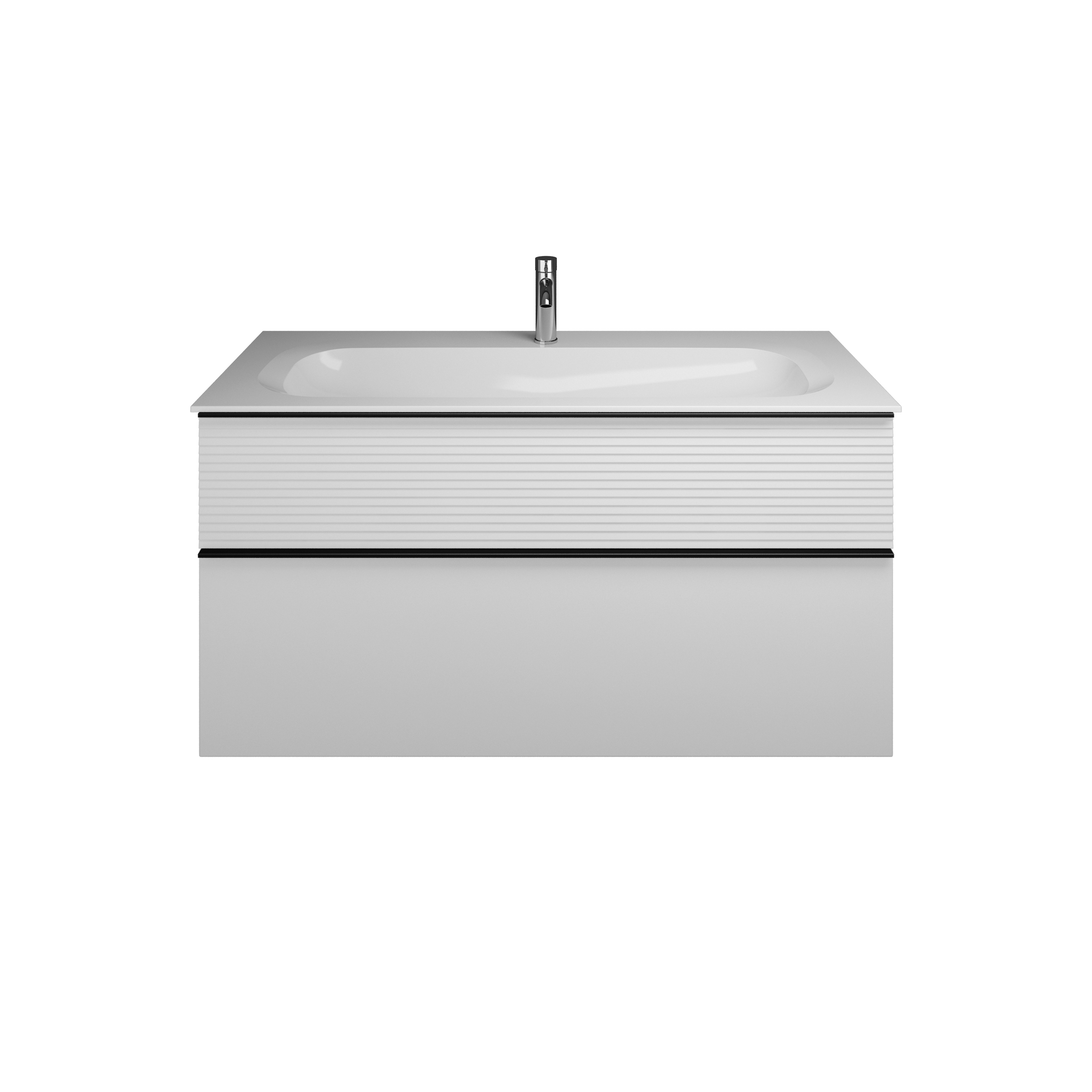 Vertoon produk Fiumo | Mineral cast washbasin incl. vanity unit van vervaardiger burgbad