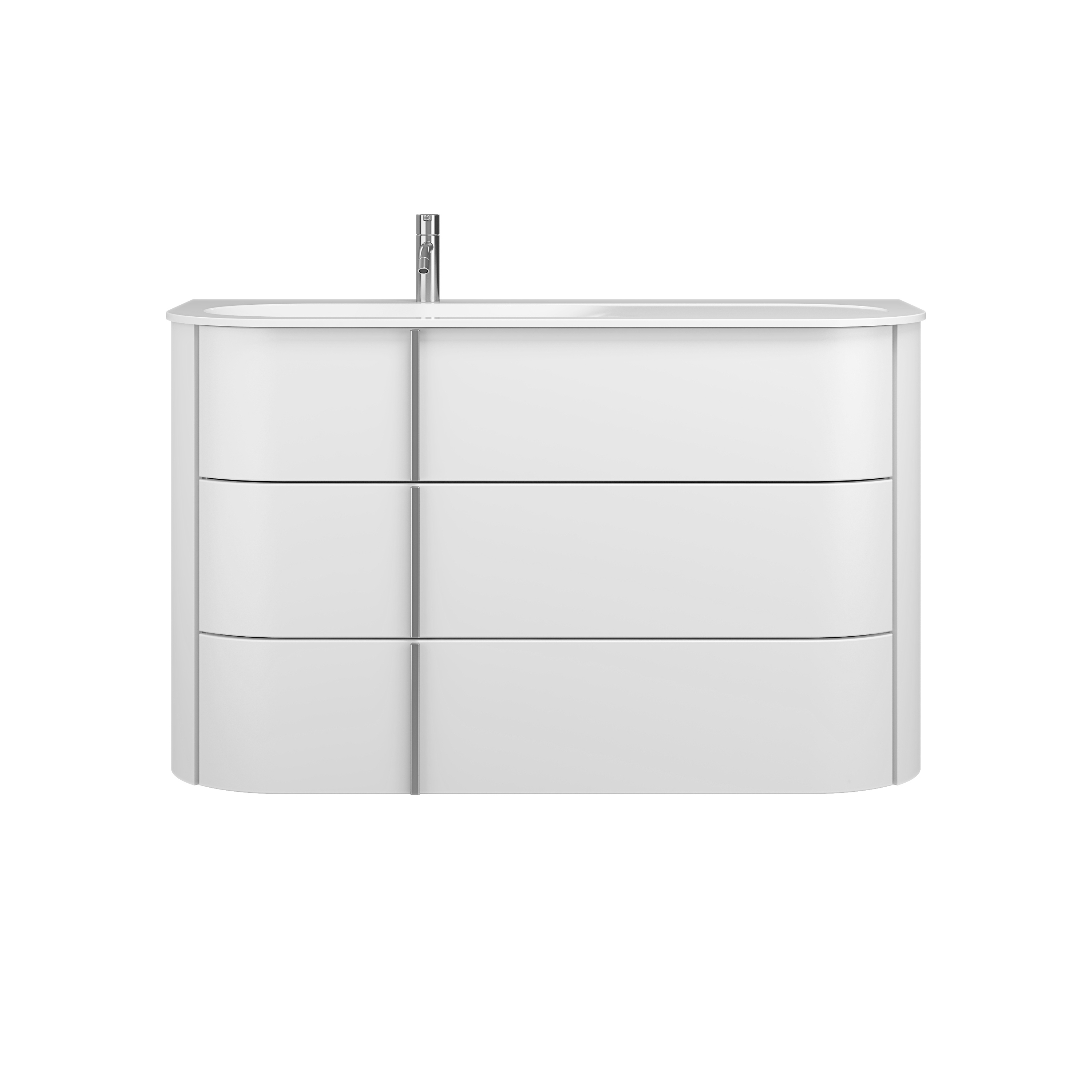 Afficher le produit Lavo 2.0 | Plan de toilette en pierre de synthèse avec meuble sous-vasque du fabricant burgbad