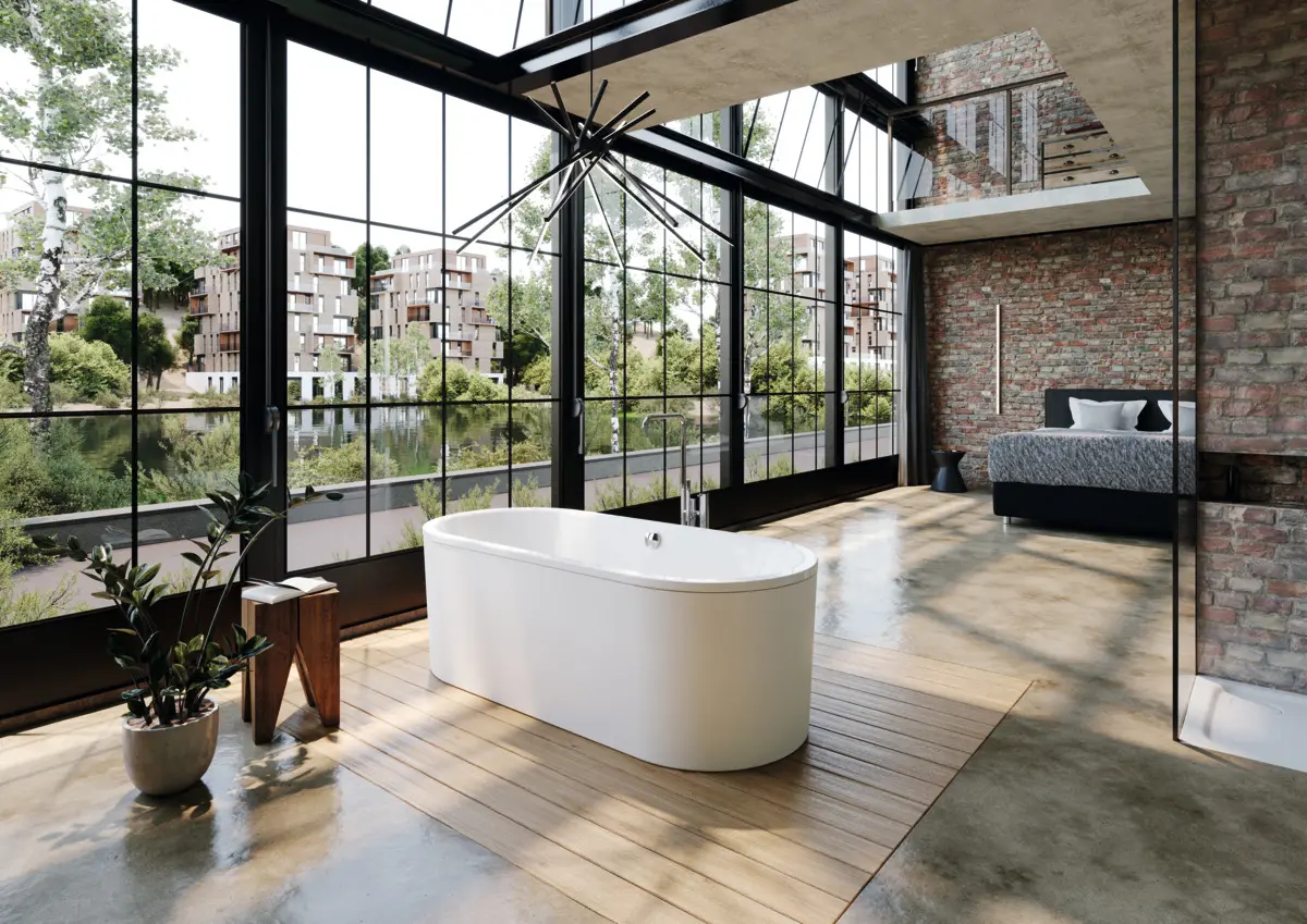 Kaldewei - Classic Duo Oval freestanding alpine white matt, alpine white