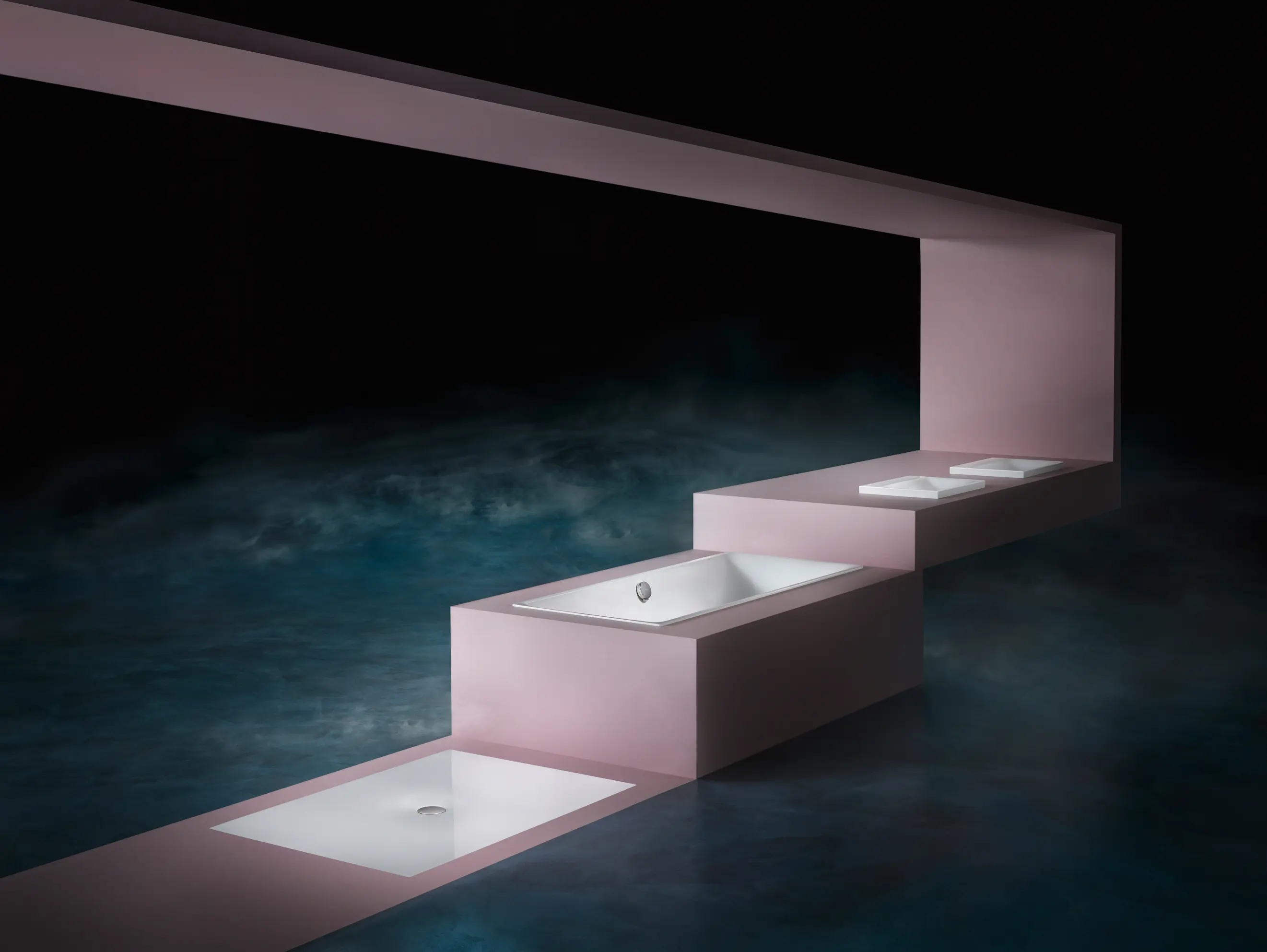 Kaldewei - Silenio Aufsatzwaschtisch 40 mm bahamabeige