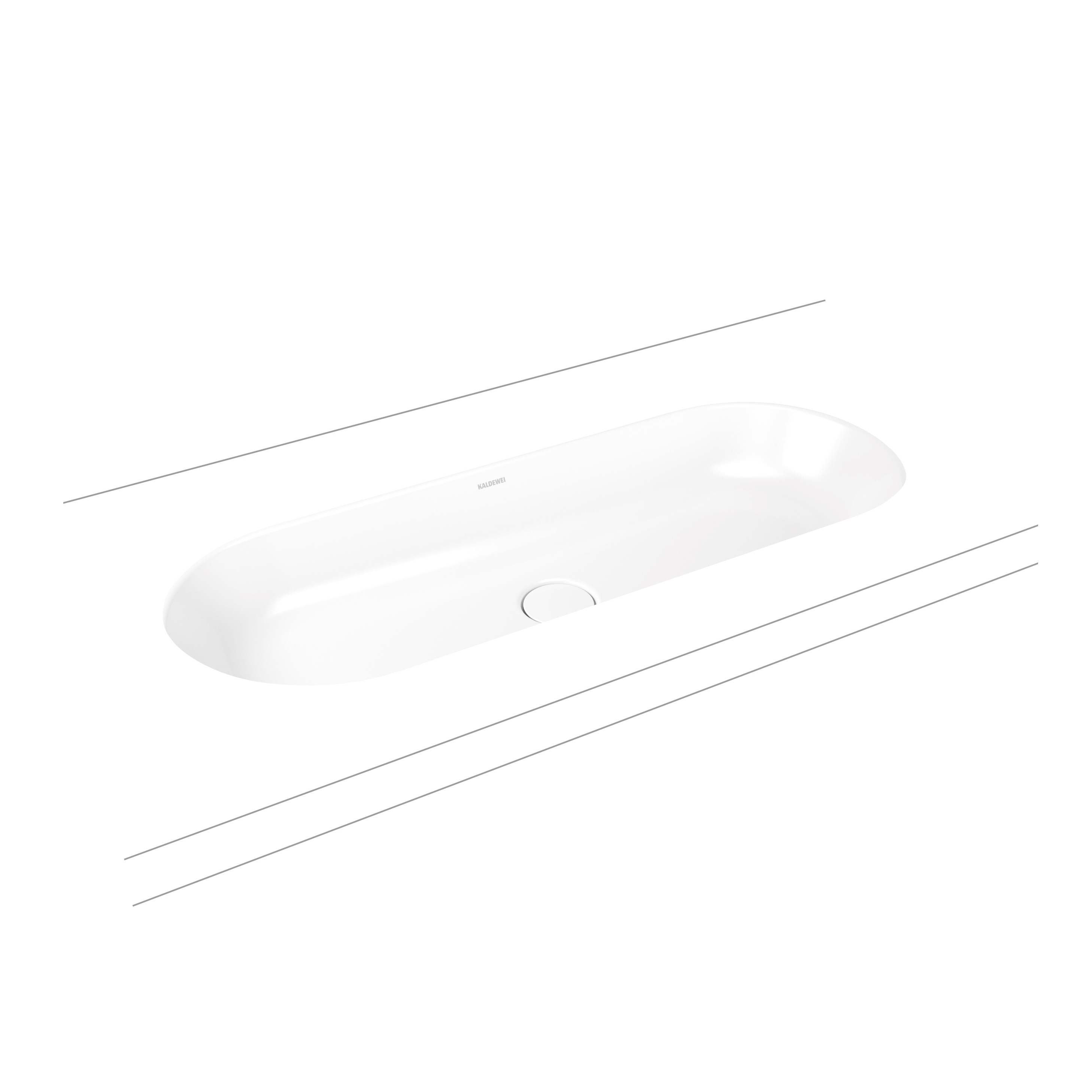 Display product Centro undercounter washbasin alpine white from manufacturer Kaldewei