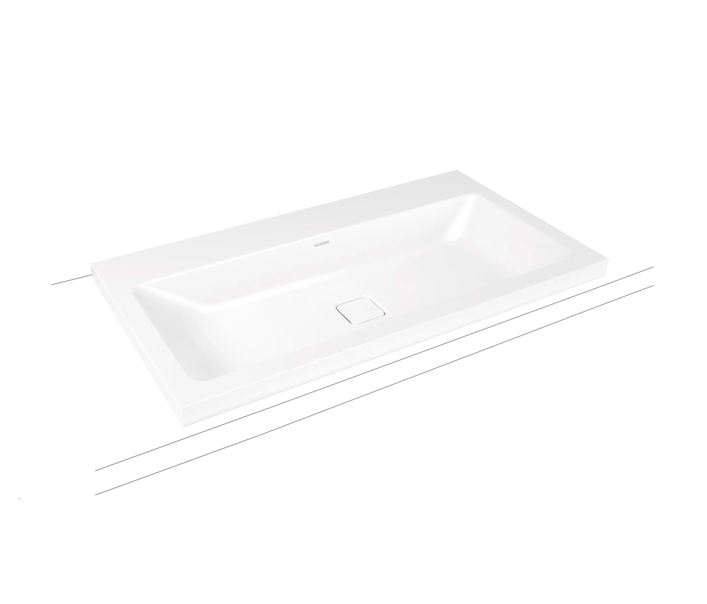 Kaldewei - Cono Aufsatzwaschtisch 40 mm alpinweiß