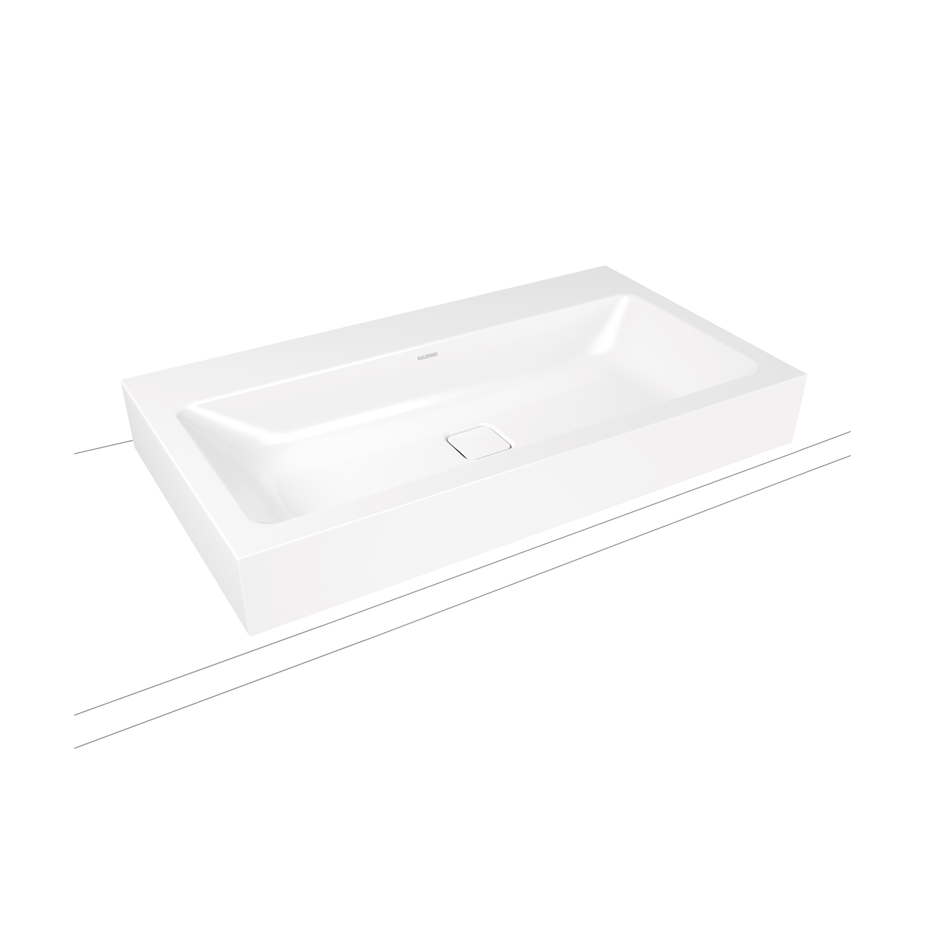 Display product Cono countertop washbasin 120 mm alpine white from manufacturer Kaldewei