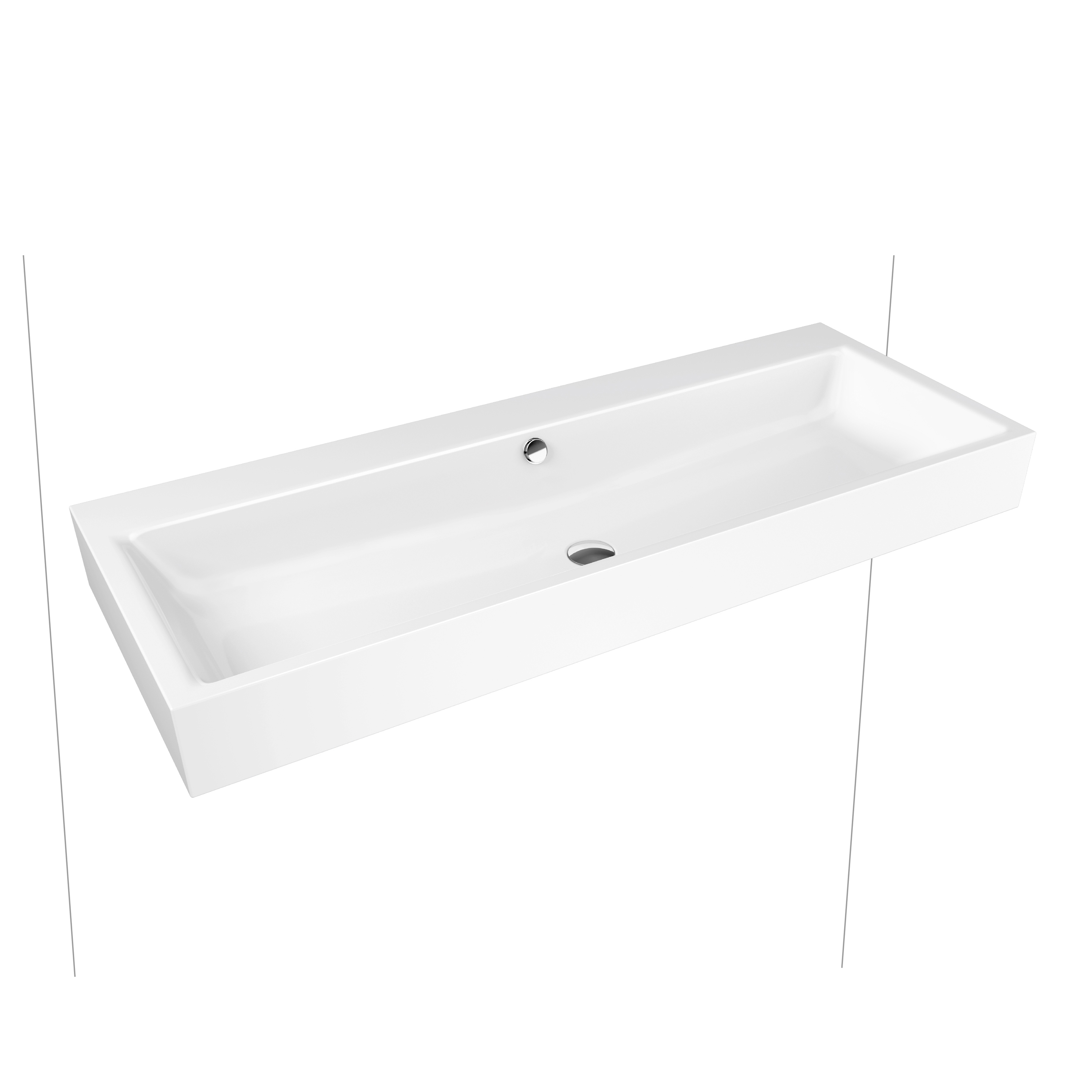 Mostra il prodotto Puro wall-hung double washbasin alpine white del produttore Kaldewei