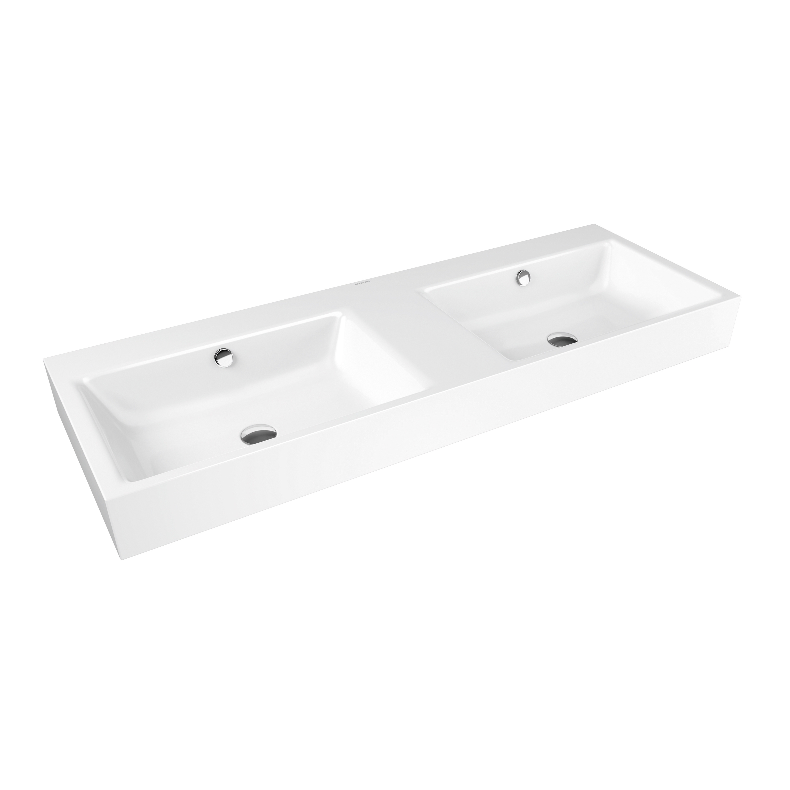 Mostra il prodotto Puro countertop double washbasin (two depressions) alpine white del produttore Kaldewei