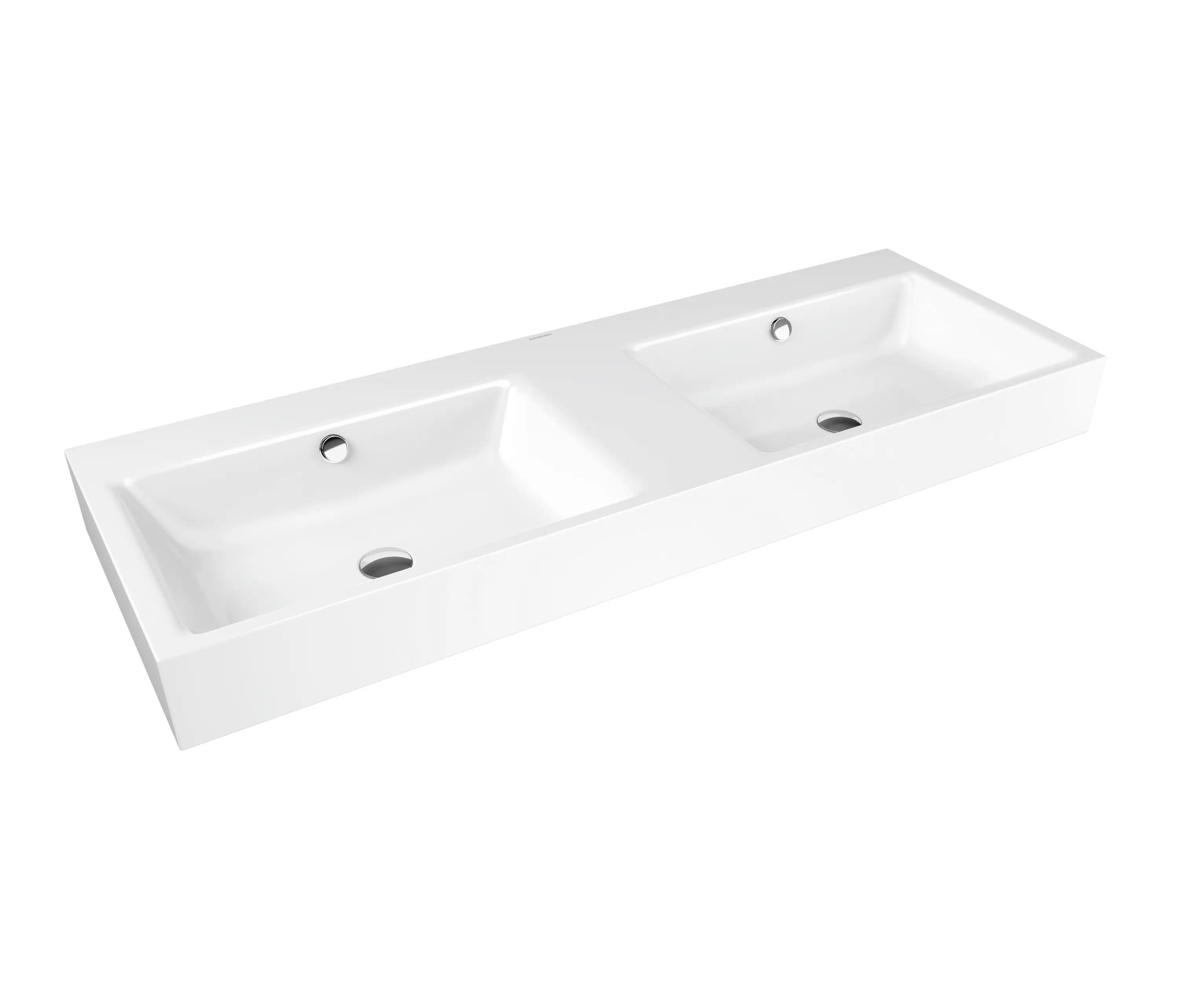 Kaldewei - Puro countertop double washbasin (two depressions) alpine white