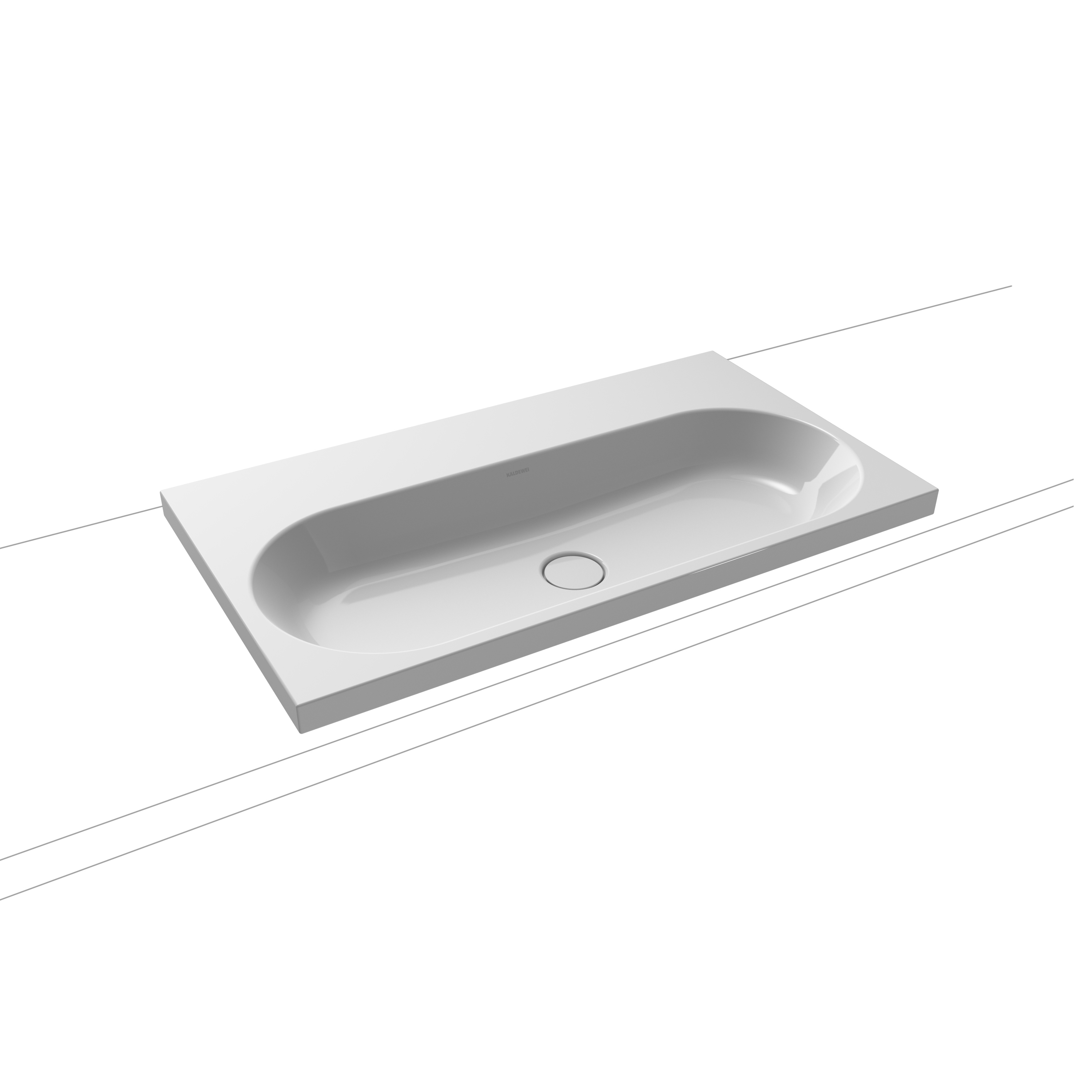 Mostra il prodotto Centro inset countertop washbasin 40 mm manhattan del produttore Kaldewei