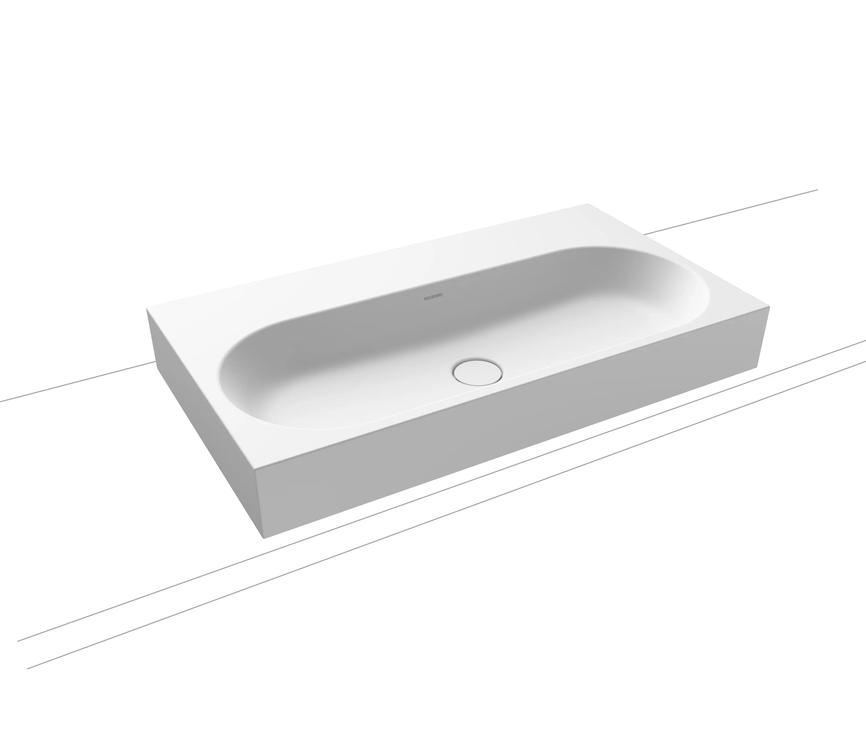 Kaldewei - Centro countertop washbasin 120 mm alpine white matt