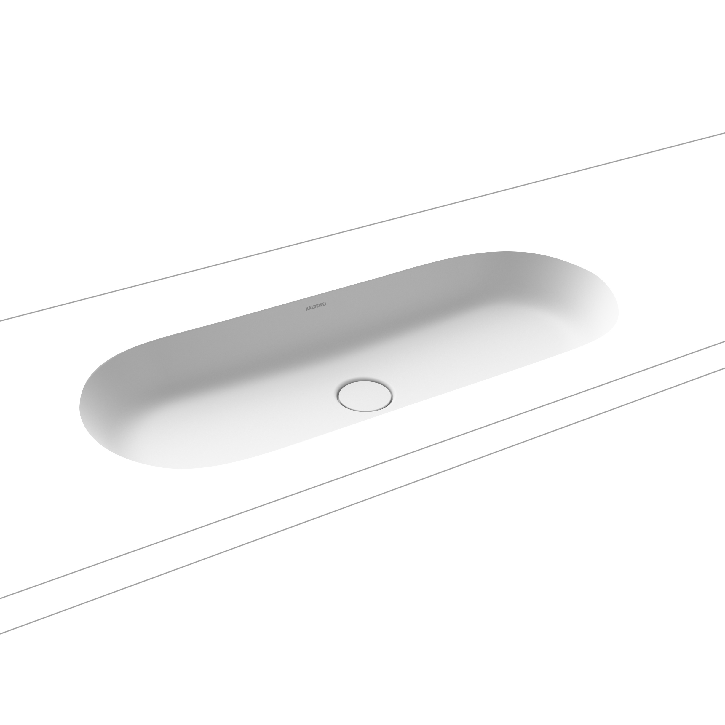 Centro undercounter washbasin alpine white matt