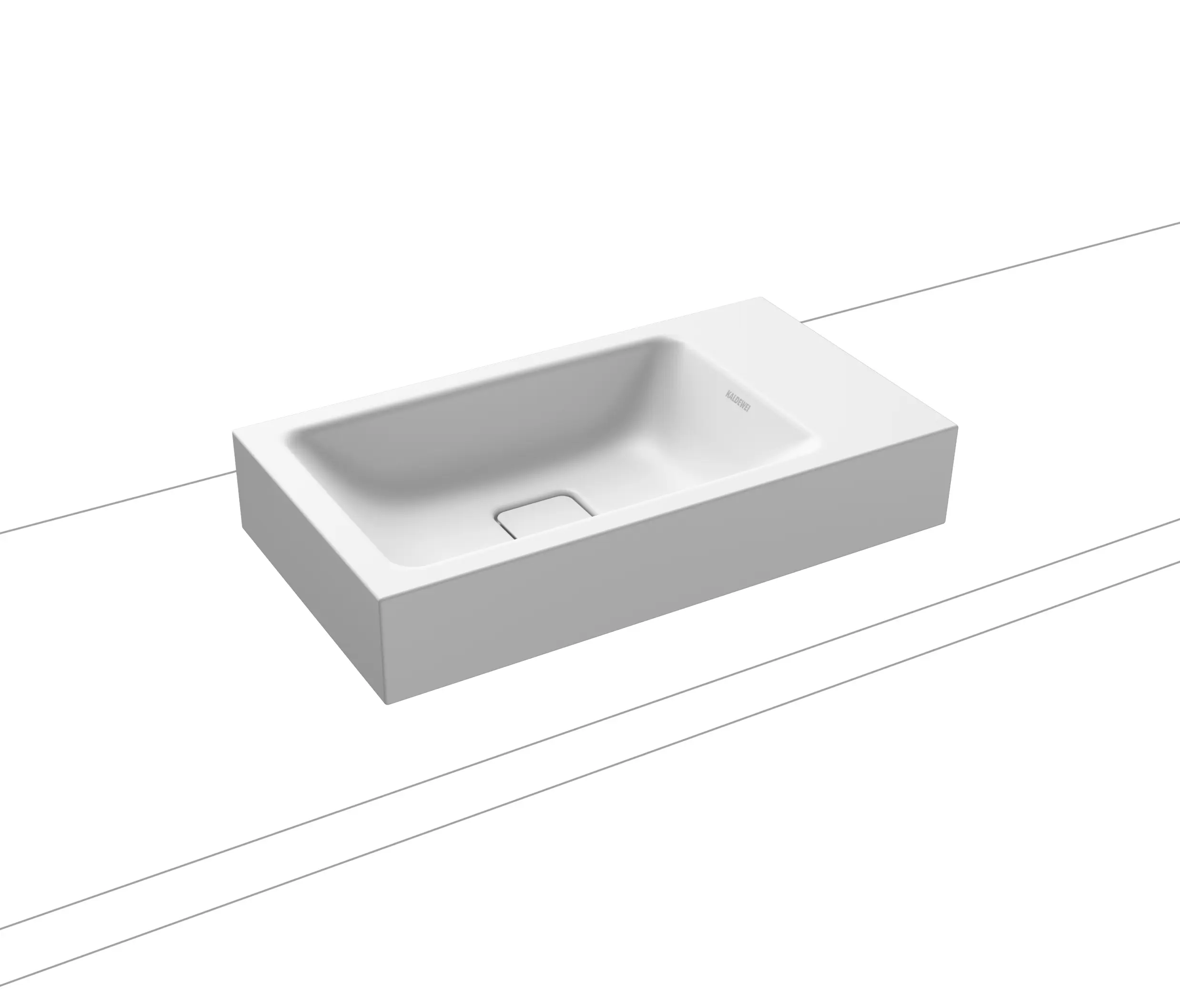 Kaldewei - Cono countertop handbasin alpine white matt