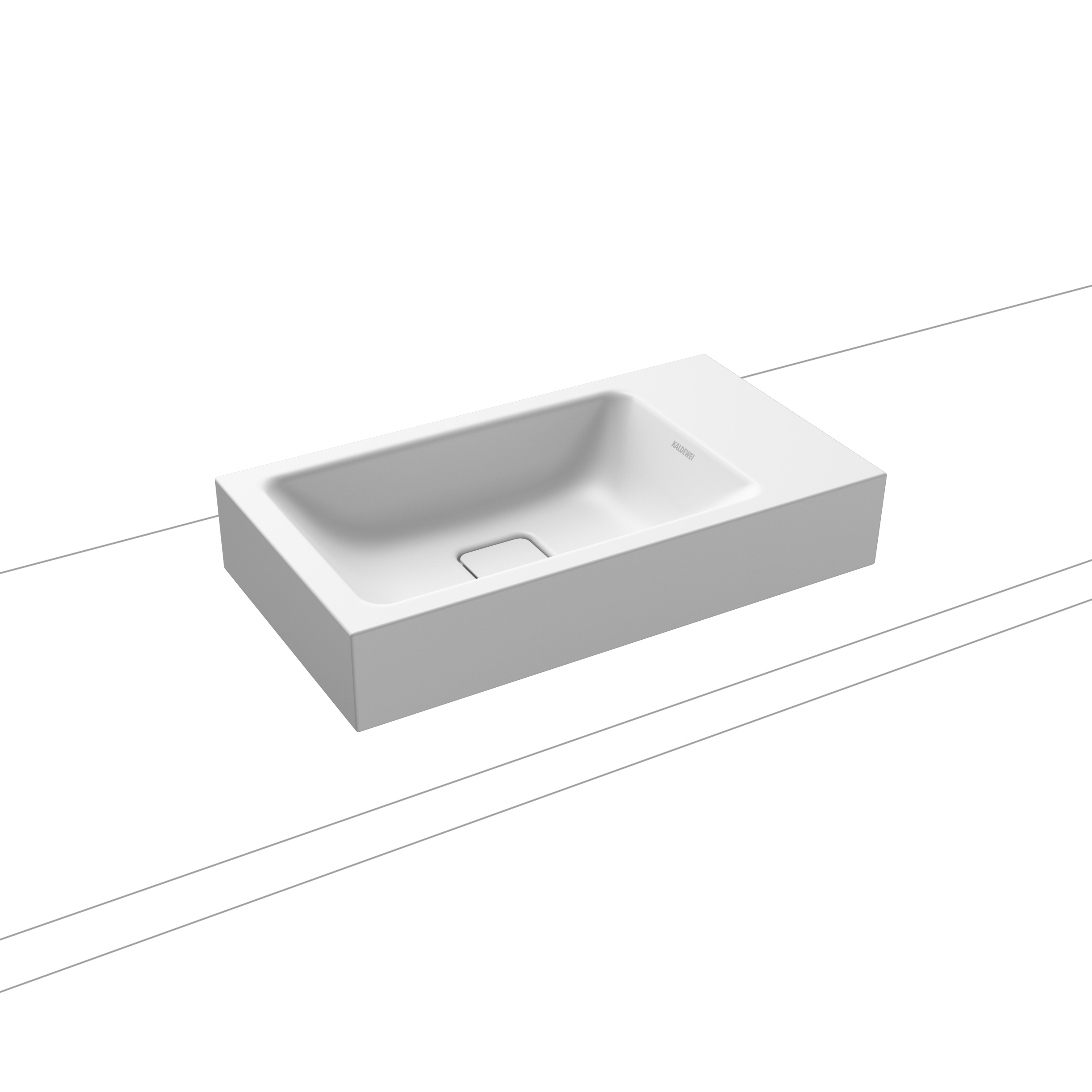Cono countertop handbasin alpine white matt
