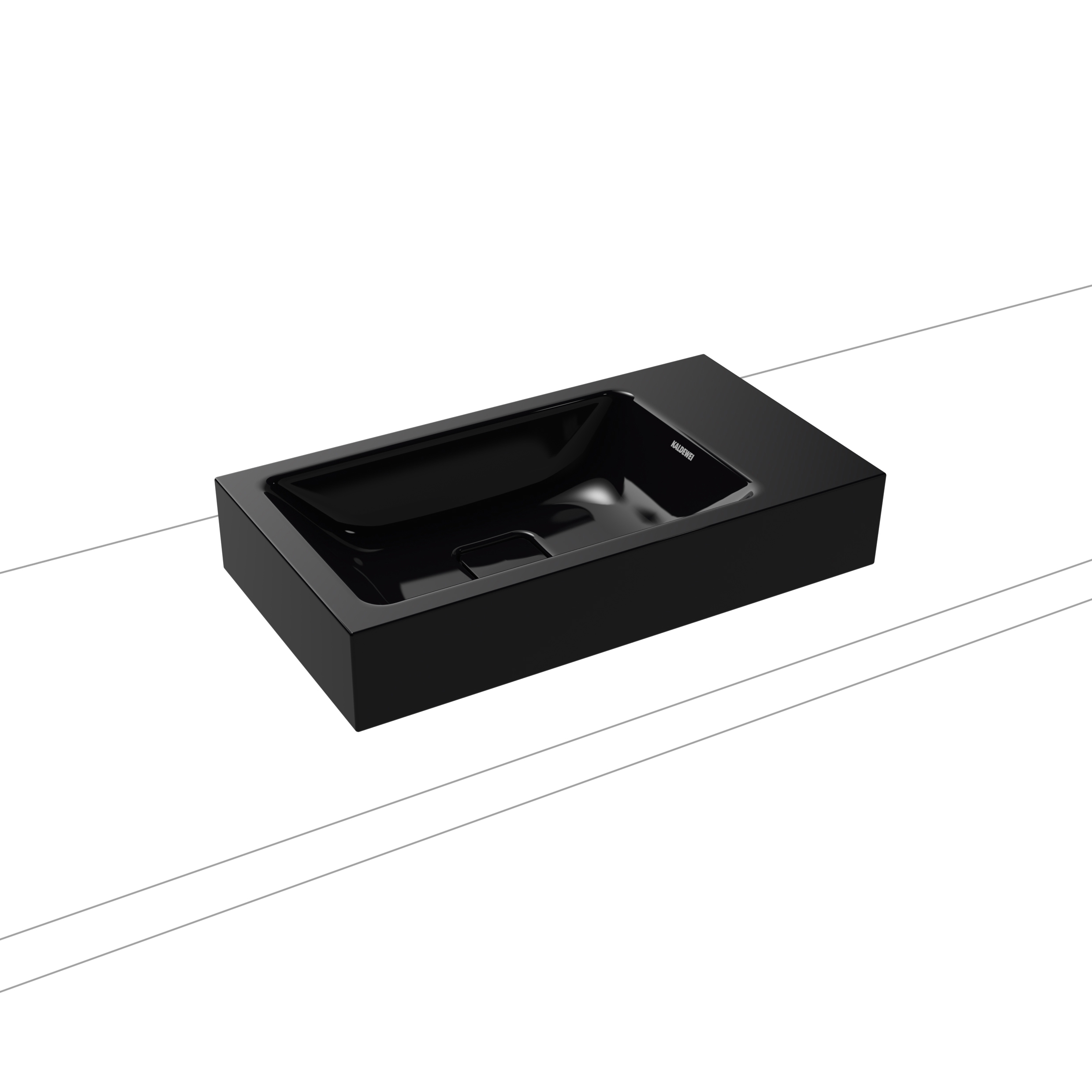 Produkt Cono countertop handbasin black des Herstellers Kaldewei anzeigen