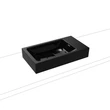 Cono countertop handbasin black